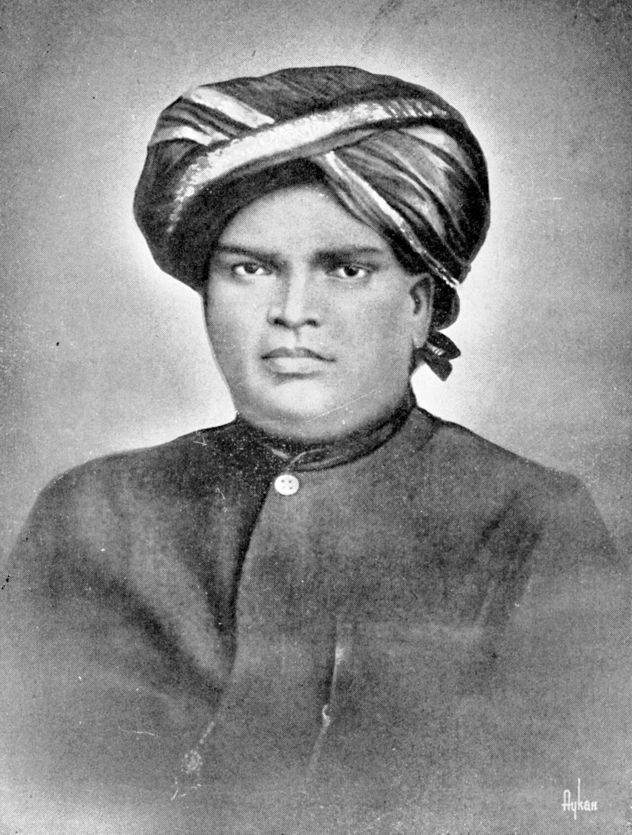 Porträt von P. Sundaram Pillai (1855–1897) – Gedenkseite