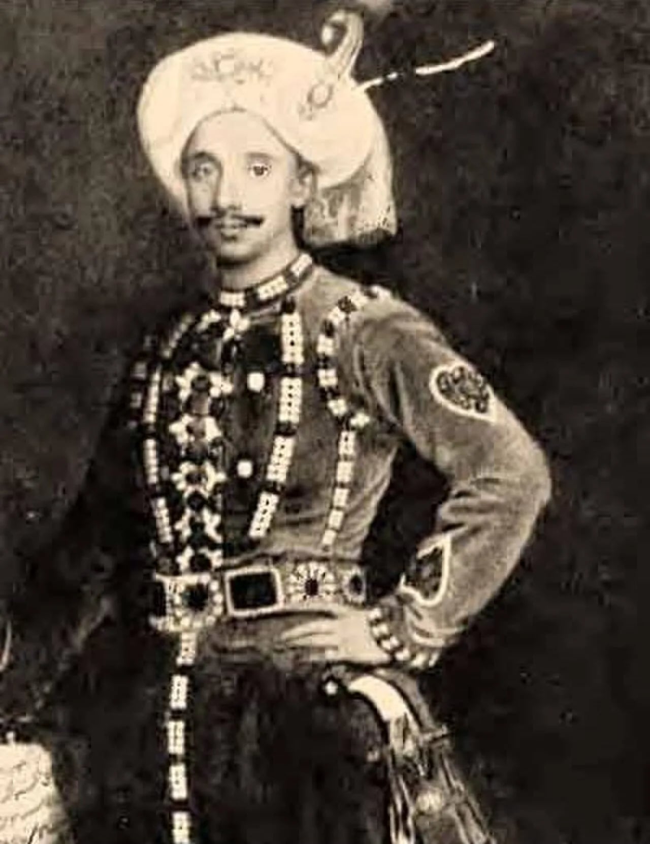 Porträt von Mansur Ali Khan (1830–1884) – Gedenkseite