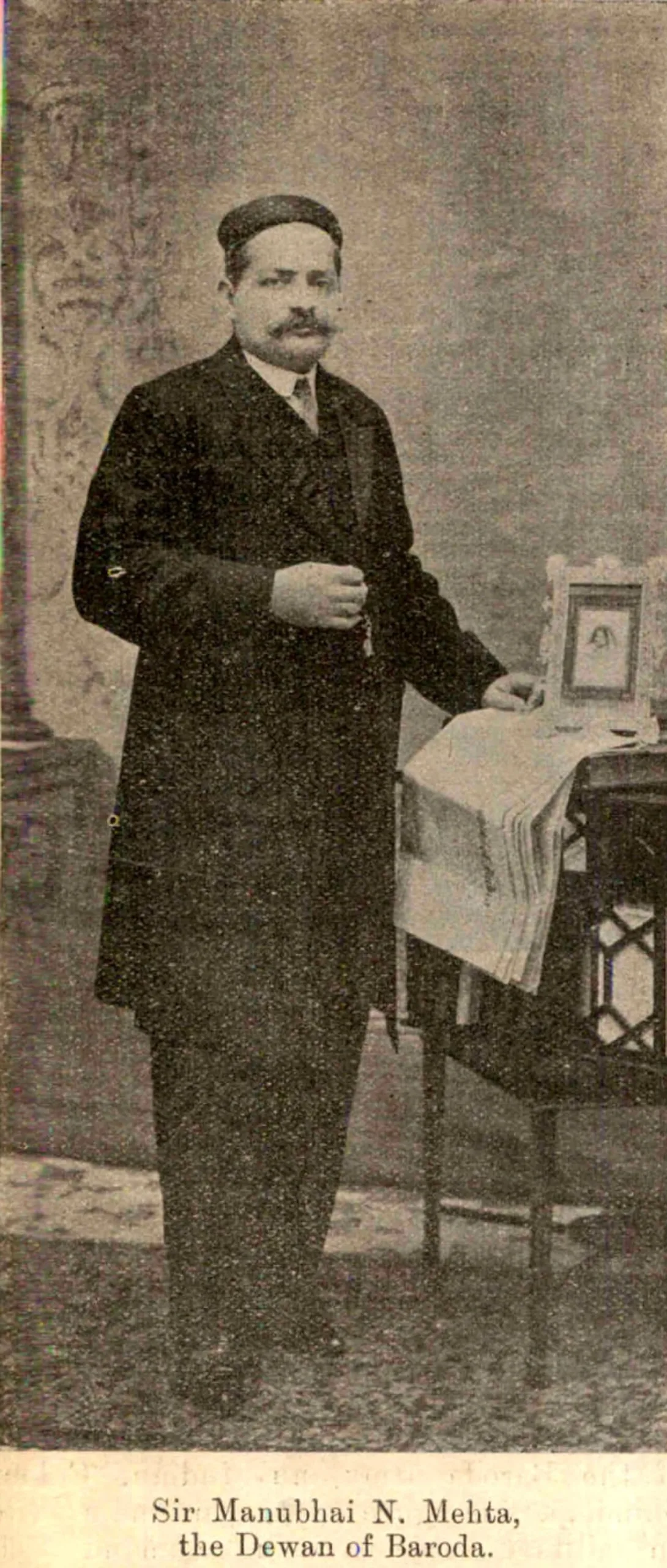 Portrait of Manubhai Mehta (1868–1946) – memorial page