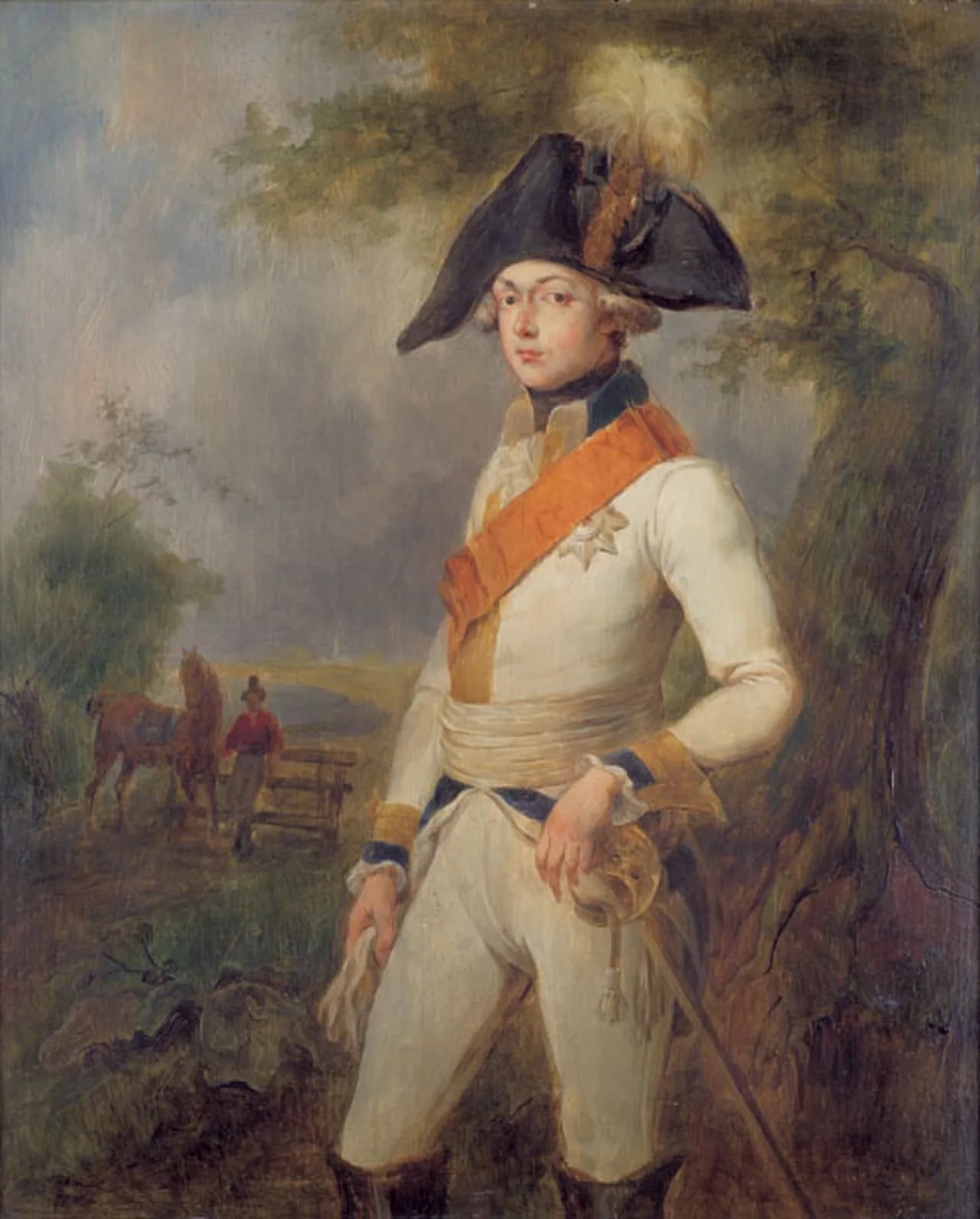 Porträt von Friedrich Ludwig Karl von Preußen (1773–1796) – Gedenkseite