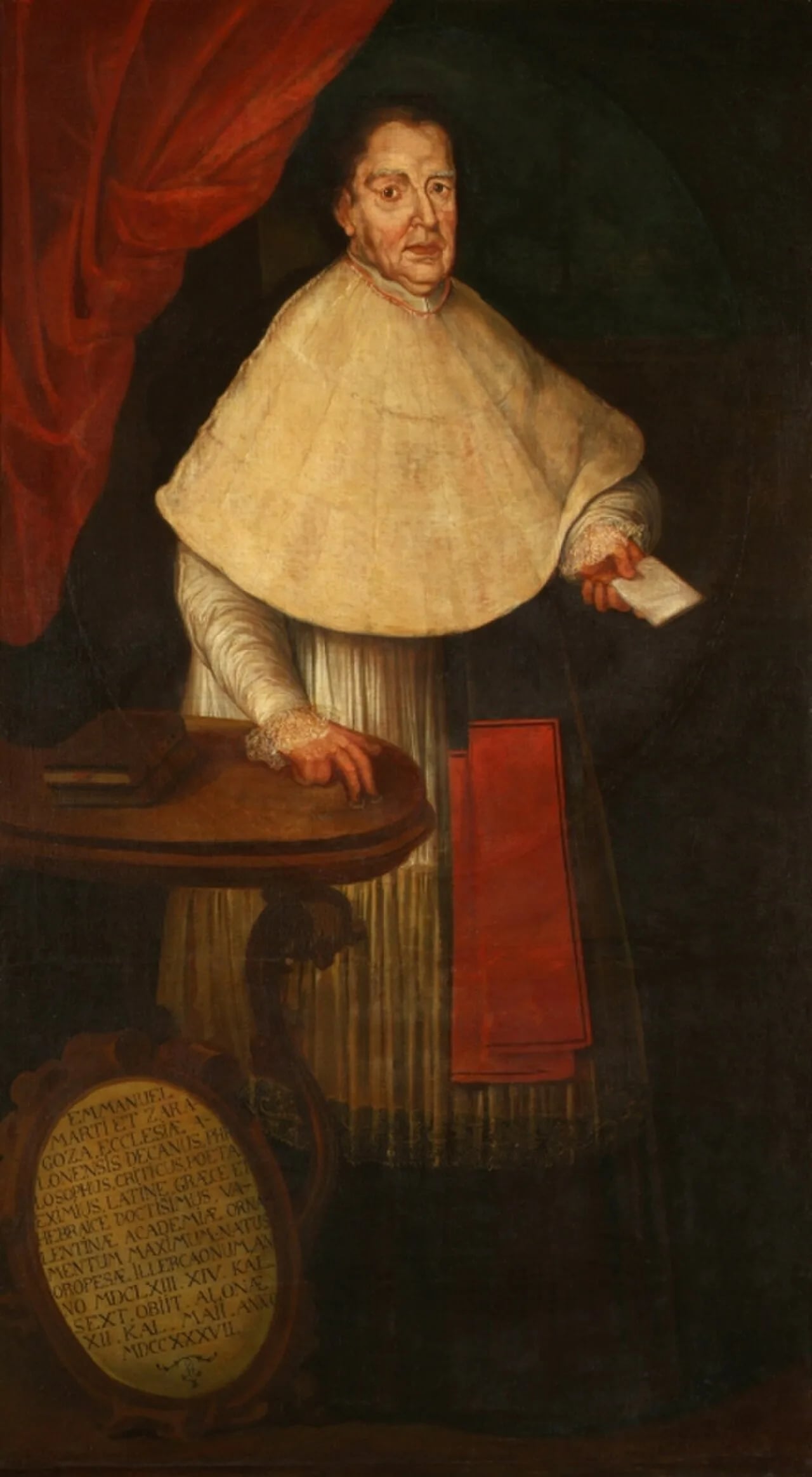 Porträt von Manuel Martí (1663–1737) – Gedenkseite