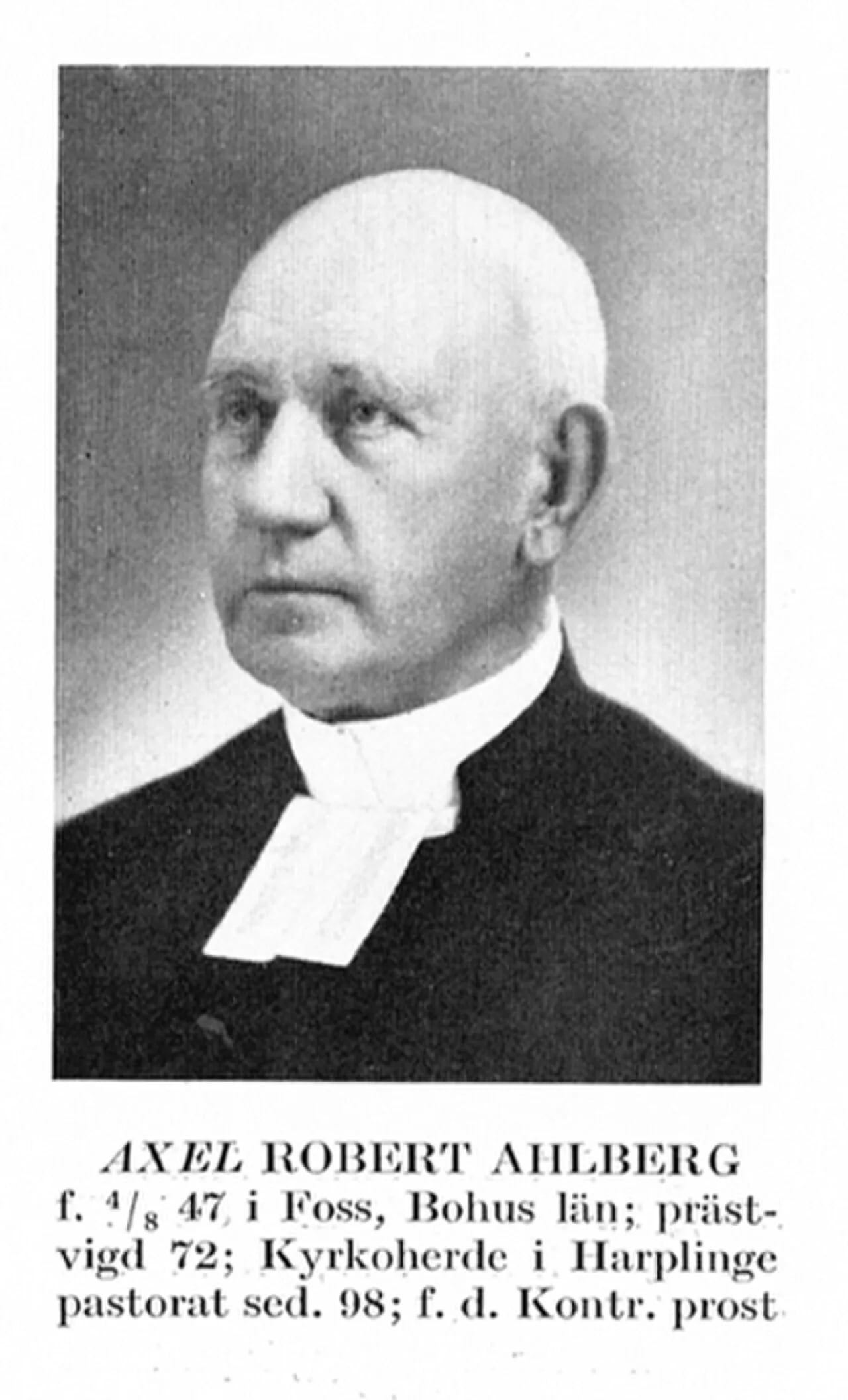 Porträt von Axel Ahlberg (1847–1928) – Gedenkseite