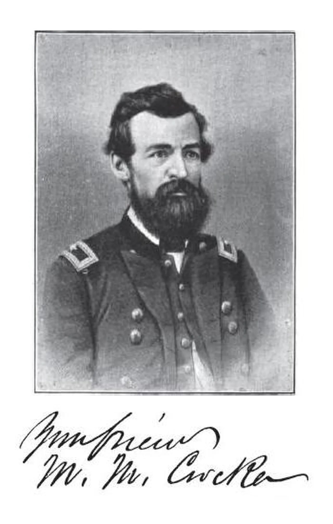 Porträt von Marcellus M. Crocker (1830–1865) – Gedenkseite