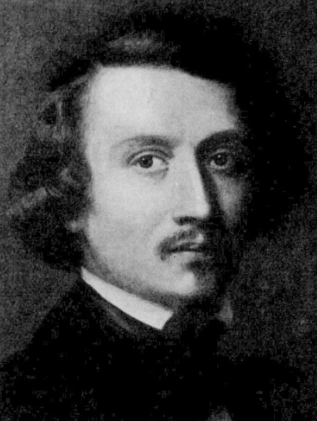 Porträt von Nils Blommér (1816–1853) – Gedenkseite