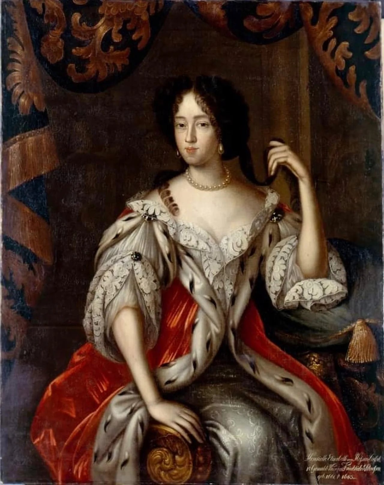 Portrait of Elisabeth Henriette von Hessen-Kassel (1661–1683) – memorial page