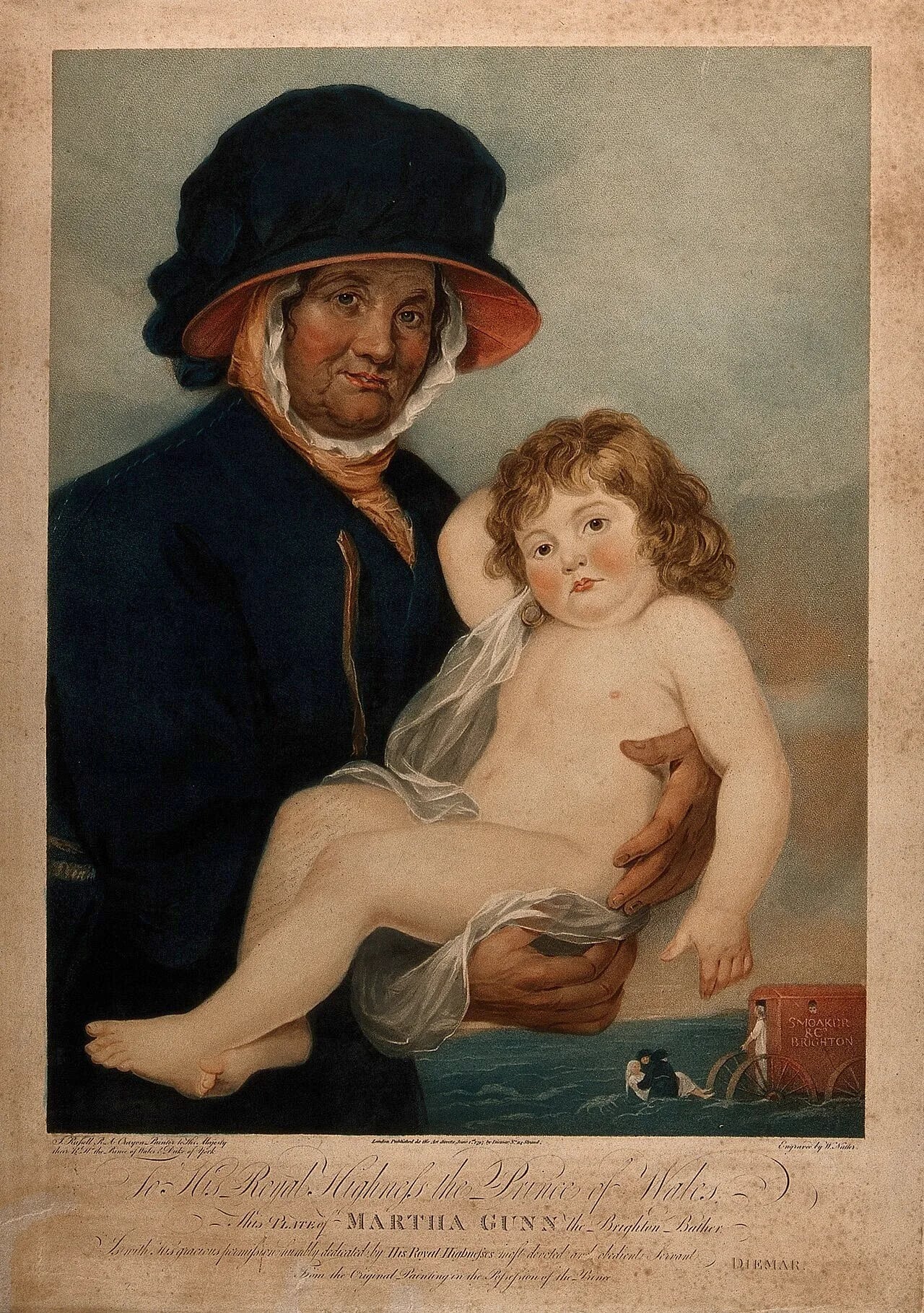 Portrait of Martha Gunn (1726–1815) – memorial page