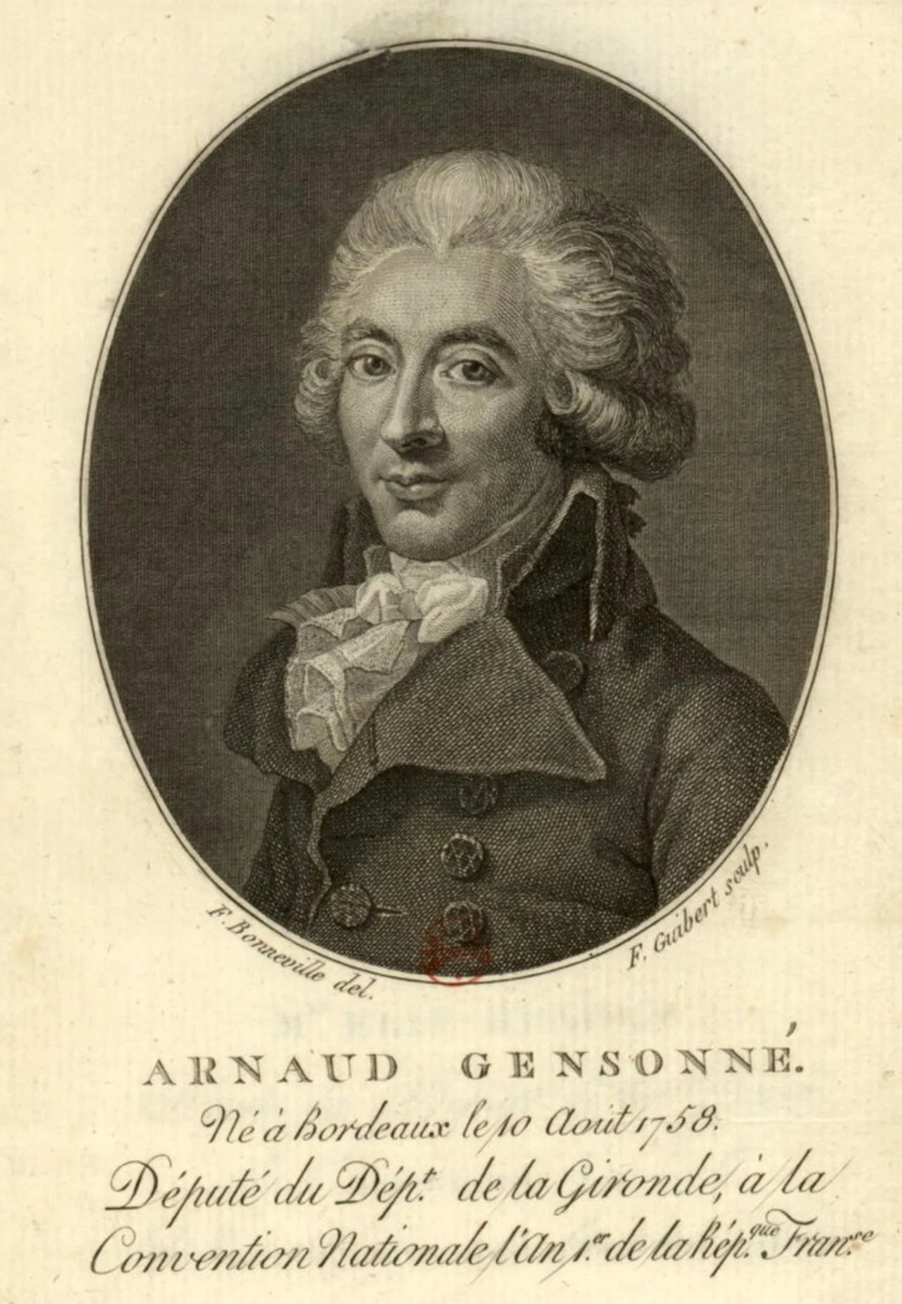 Portrait of Armand Gensonné (1758–1793) – memorial page