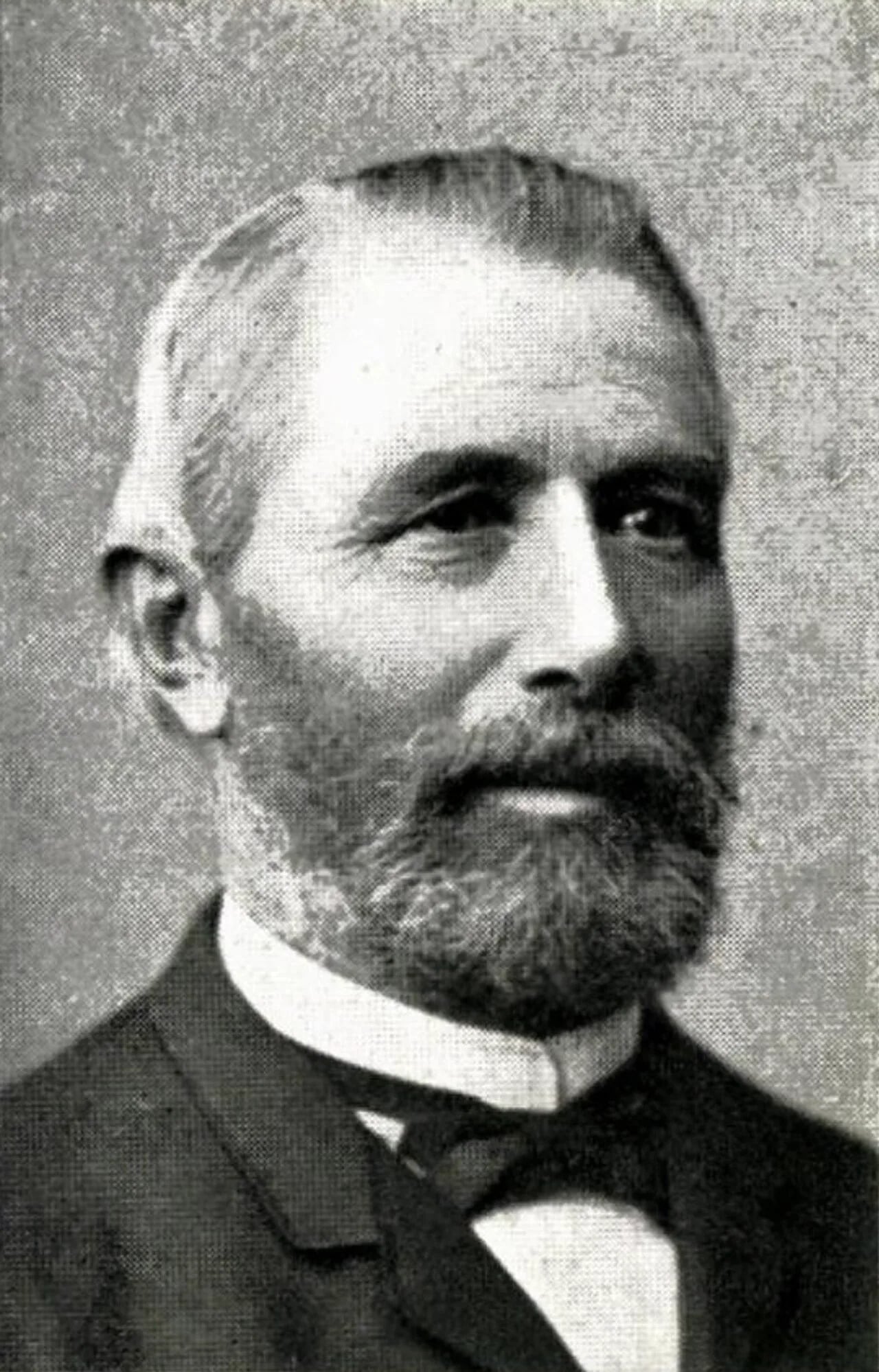 Portrait of Hans Jacob Stousland (1828–1913) – memorial page