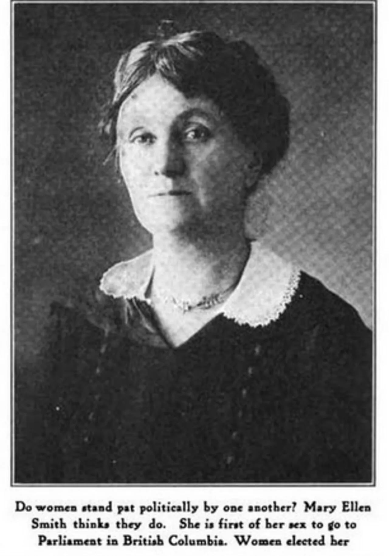 Porträt von Mary Ellen Smith (1861–1933) – Gedenkseite