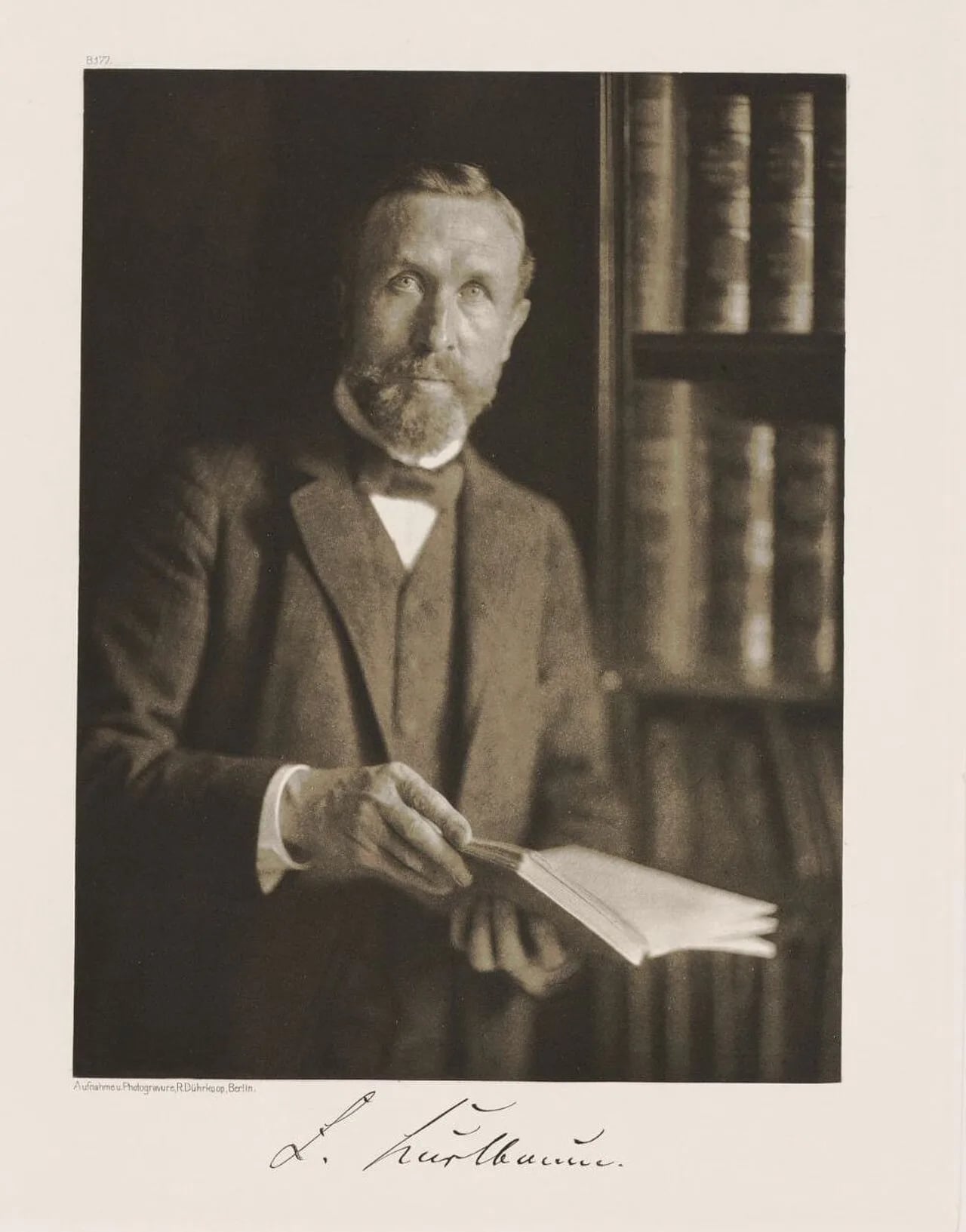 Porträt von Ferdinand Kurlbaum (1857–1927) – Gedenkseite