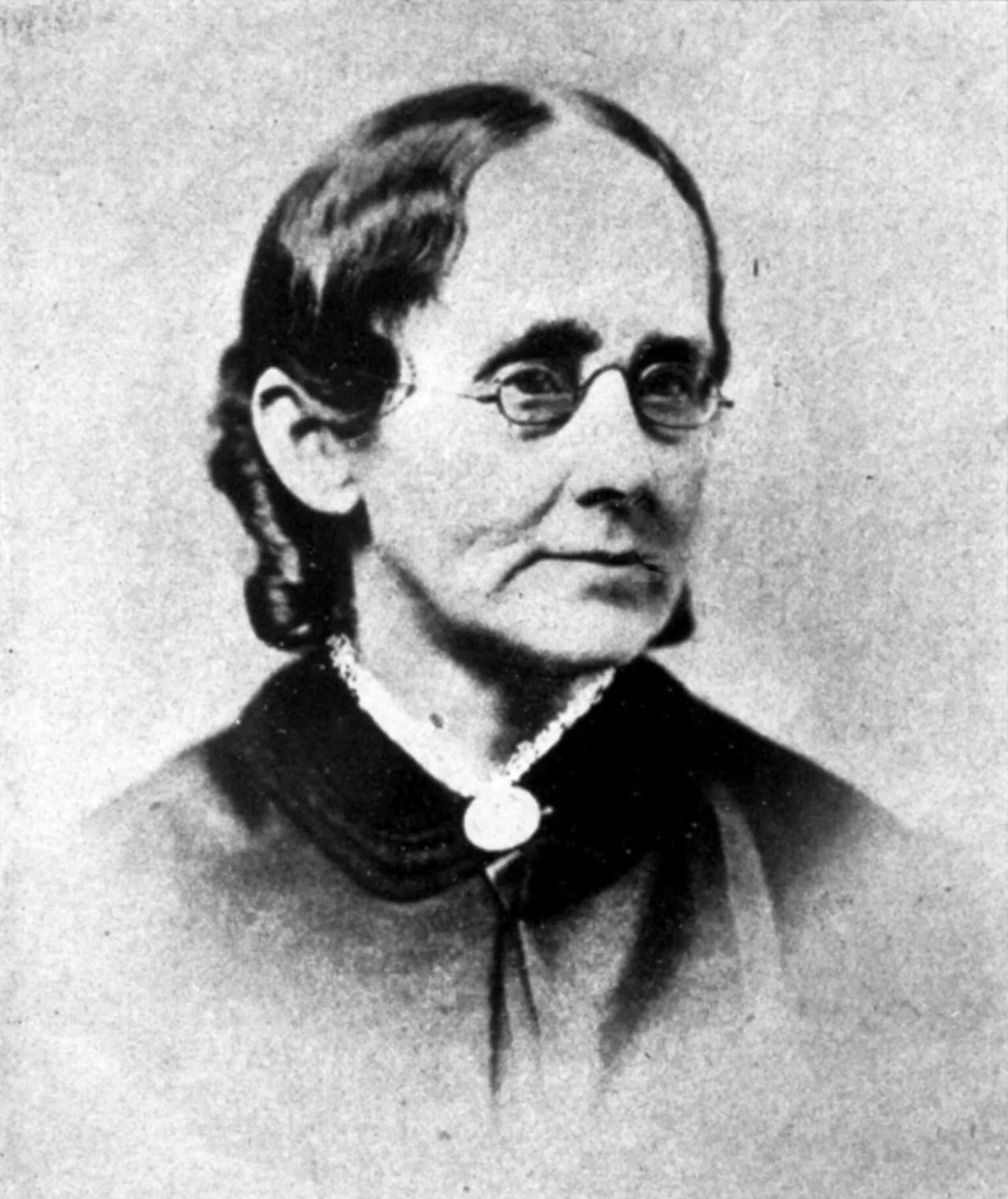 Porträt von Mary Tyler Peabody Mann (1806–1887) – Gedenkseite