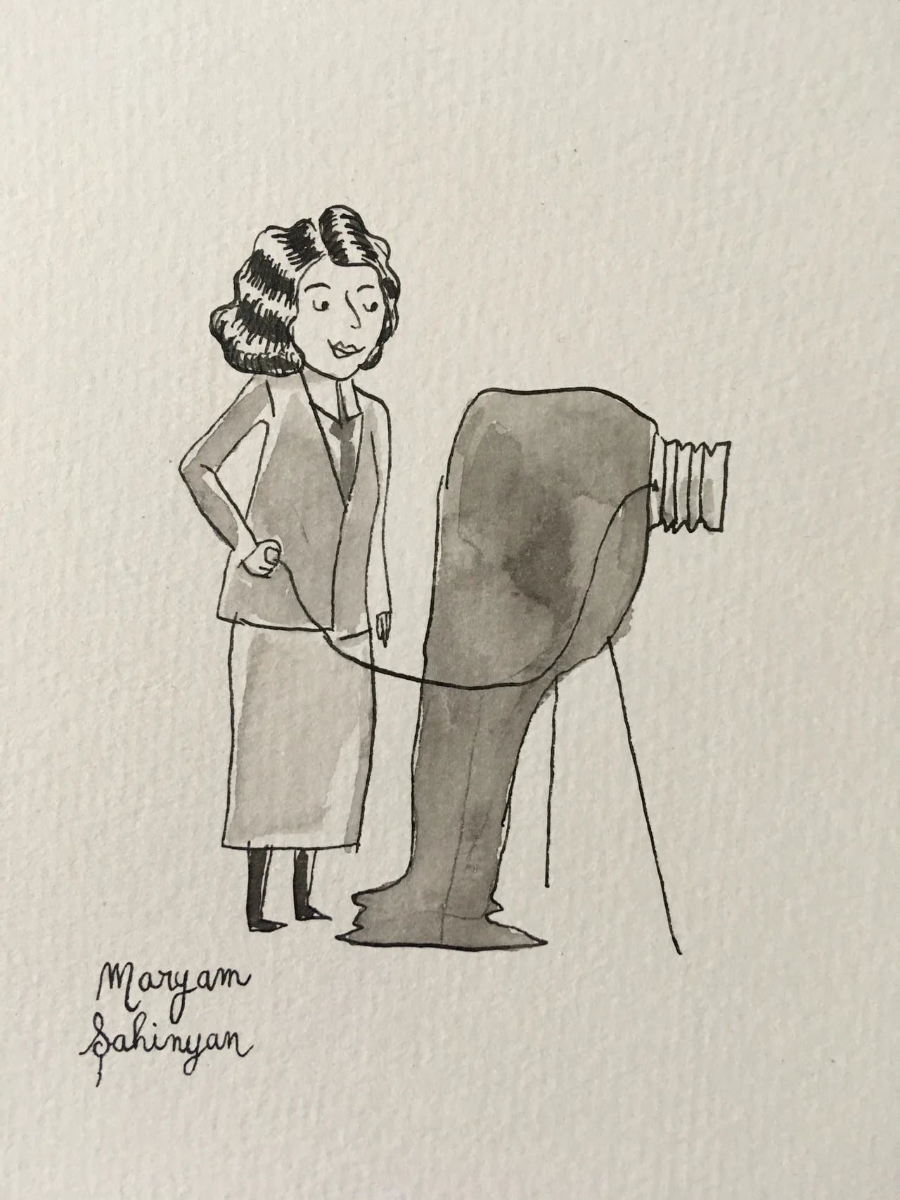 Portrait of Maryam Şahinyan (1911–1996) – memorial page
