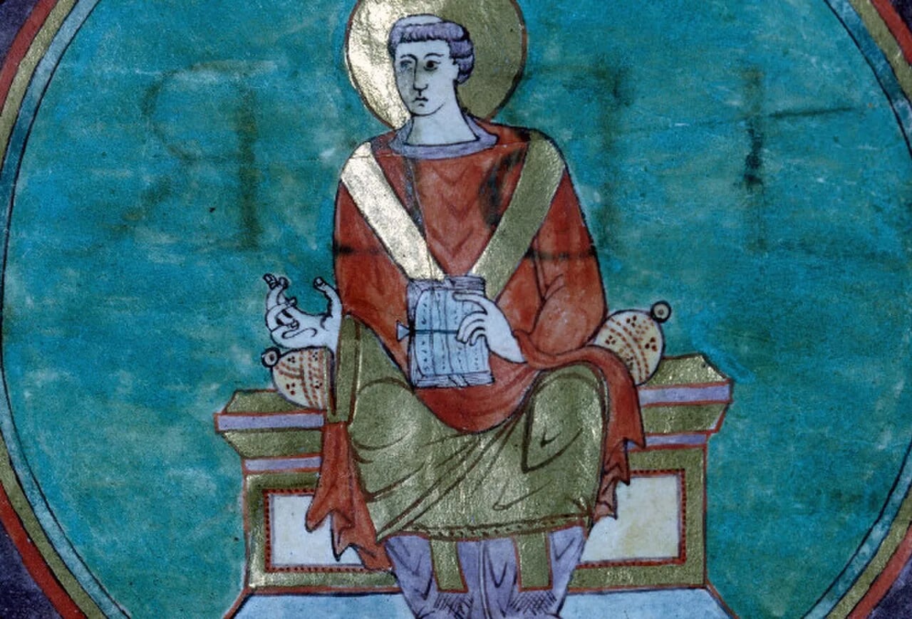 Portrait of Gregor von Tours (538–594) – memorial page