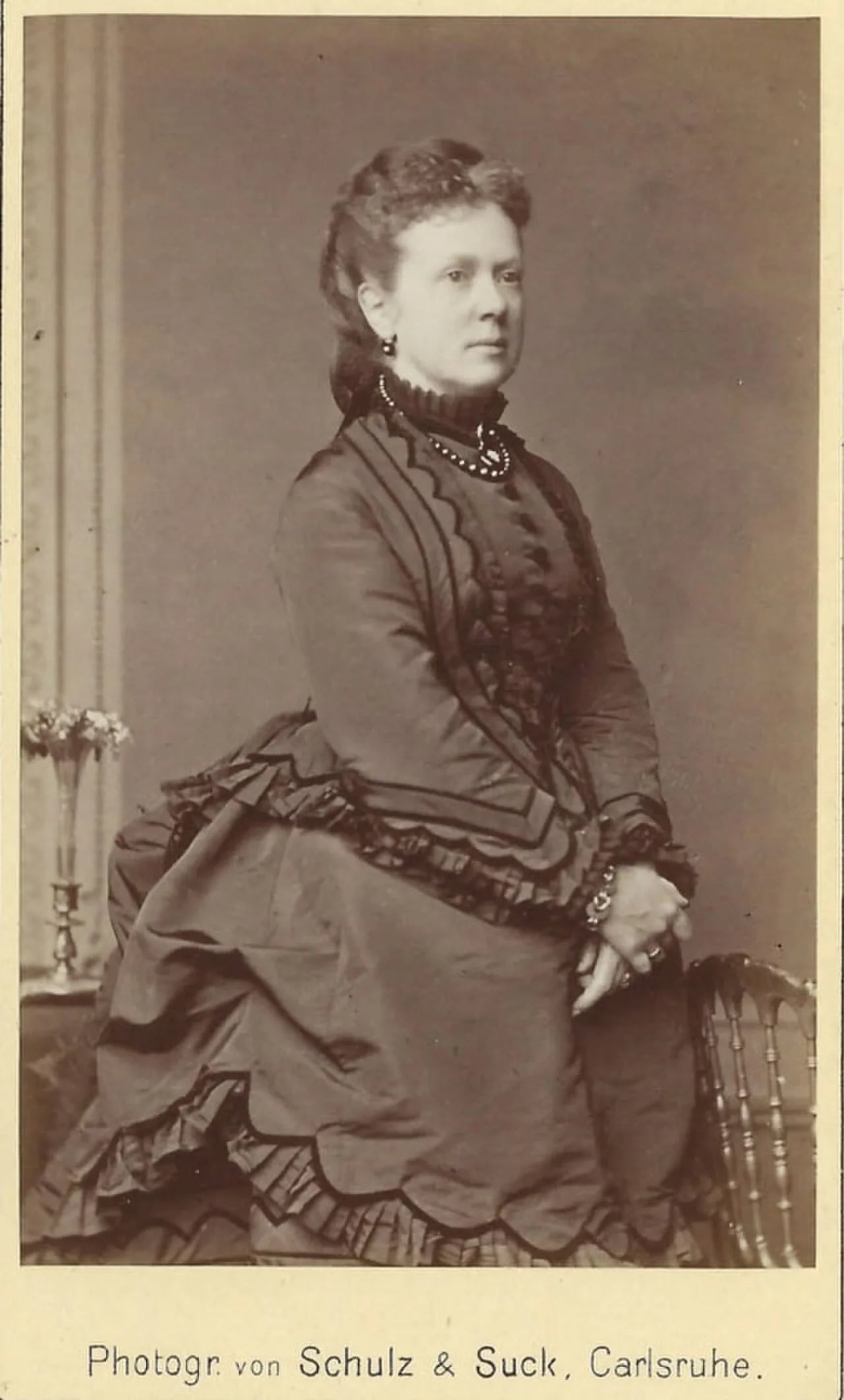 Porträt von Leopoldine von Baden (1837–1903) – Gedenkseite