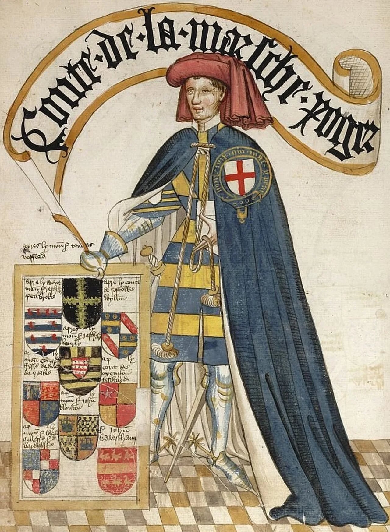 Portrait of Roger Mortimer, 2. Earl of March (1328–1360) – memorial page