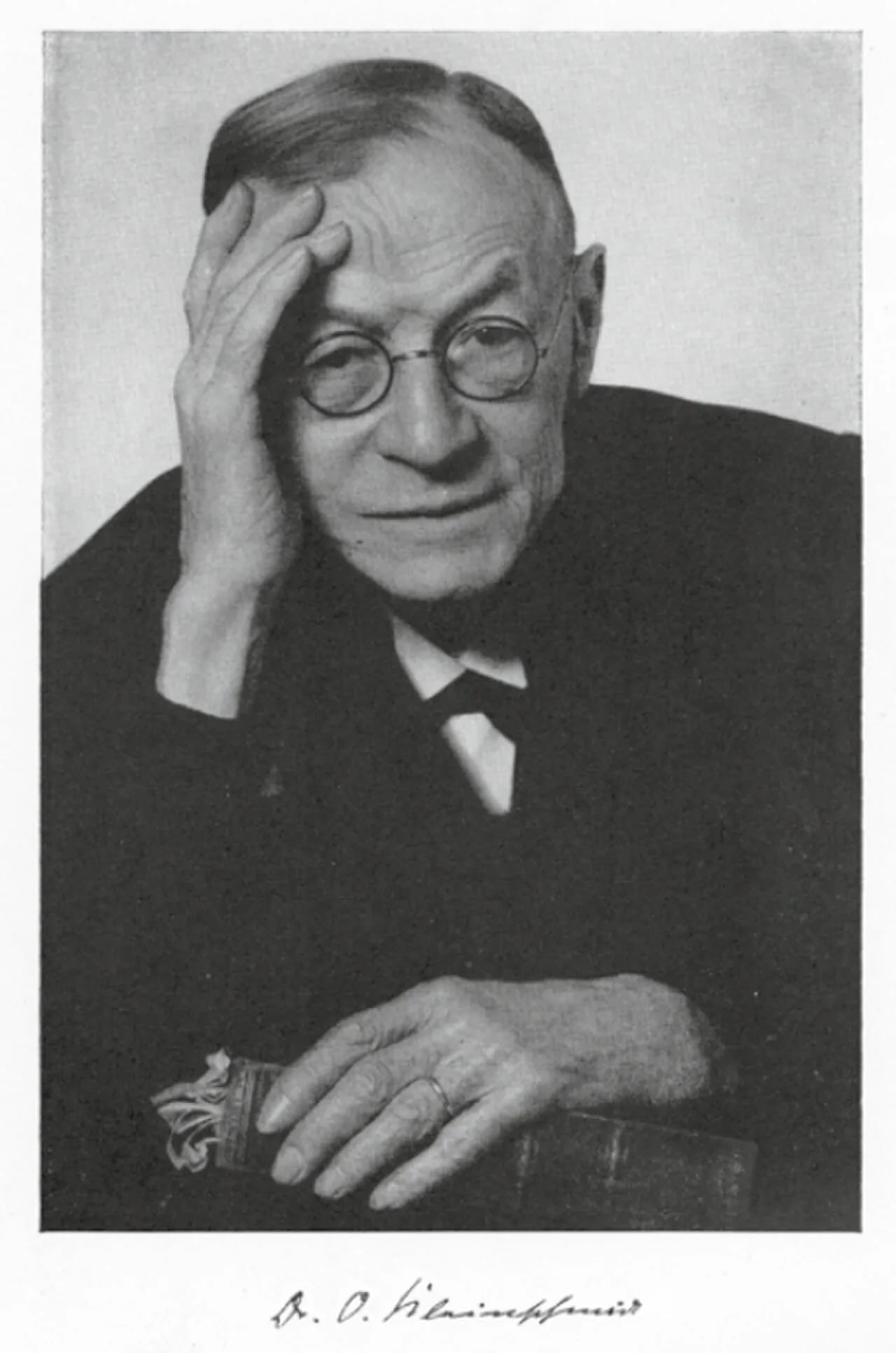 Porträt von Otto Kleinschmidt (1870–1954) – Gedenkseite
