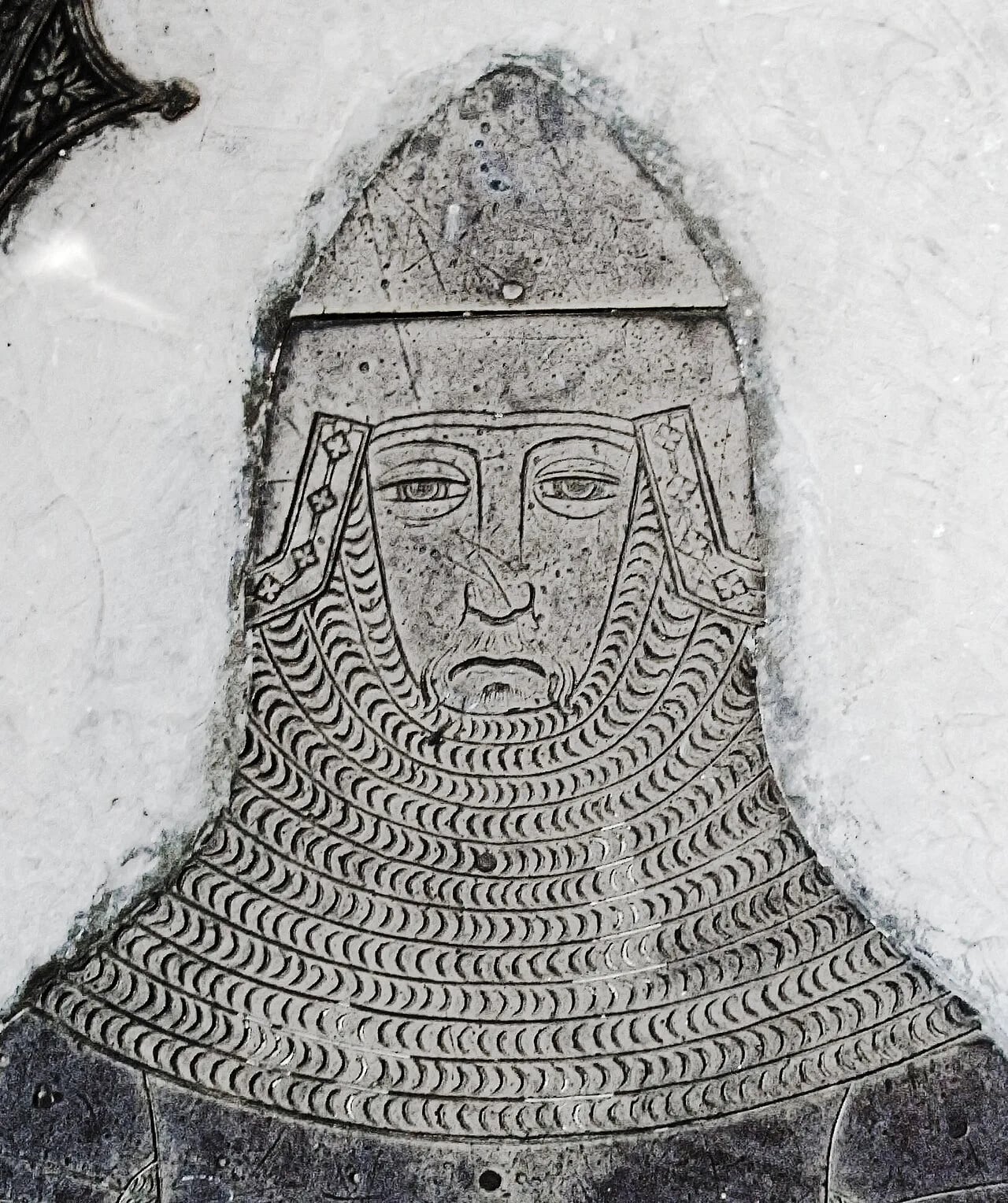 Porträt von Maurice Russell, knight (1356–1416) – Gedenkseite