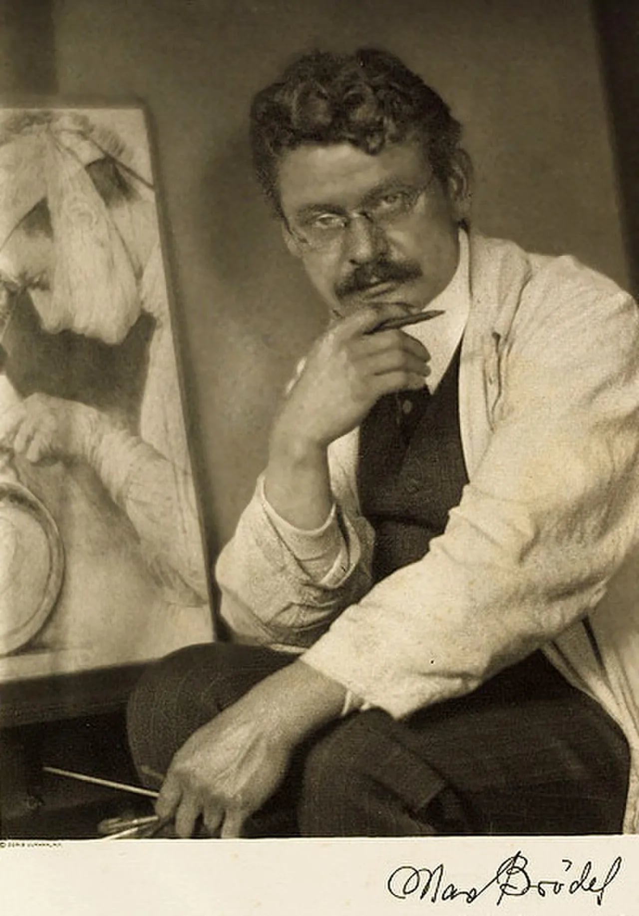 Portrait of Max Brödel (1870–1941) – memorial page