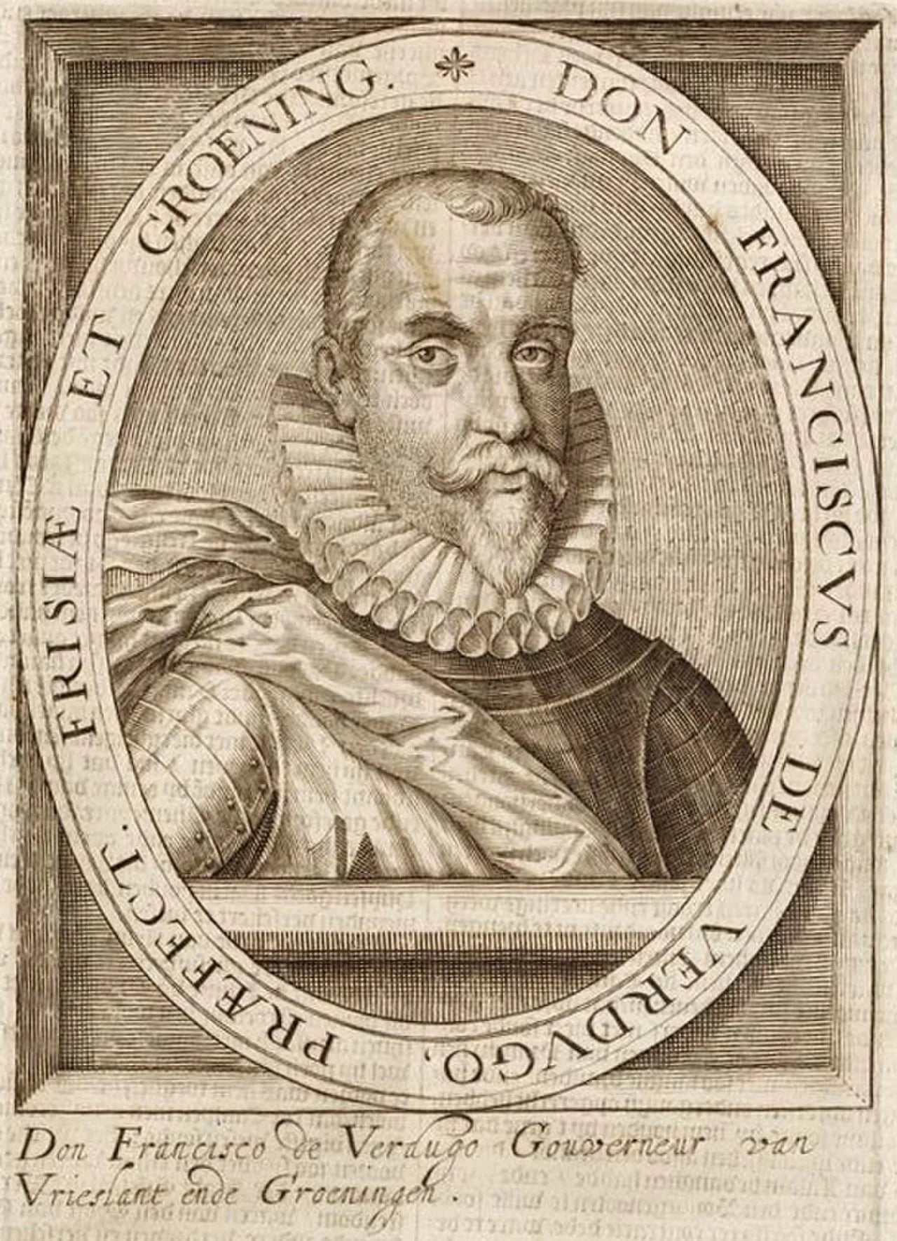 Porträt von Francisco Verdugo (1537–1595) – Gedenkseite