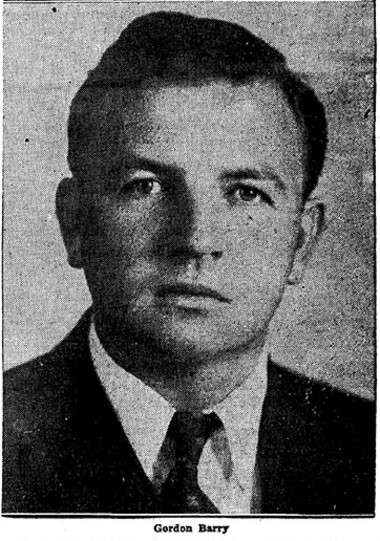 Portrait of Gordon Squire Barry (1909–1991) – memorial page