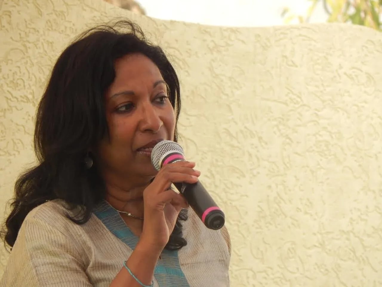 Portrait of Meena Alexander (1951–2018) – memorial page