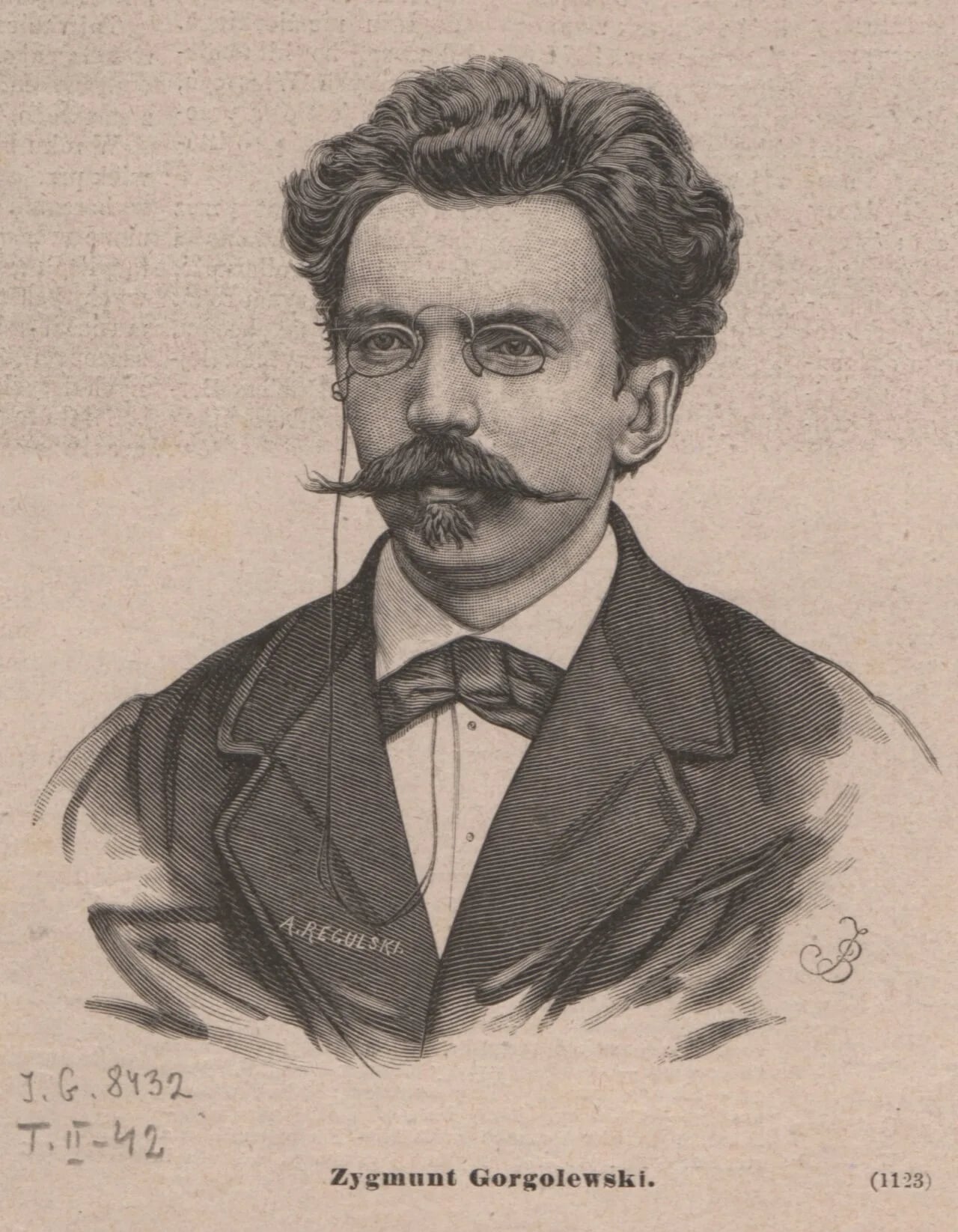 Porträt von Zygmunt Gorgolewski (1845–1903) – Gedenkseite