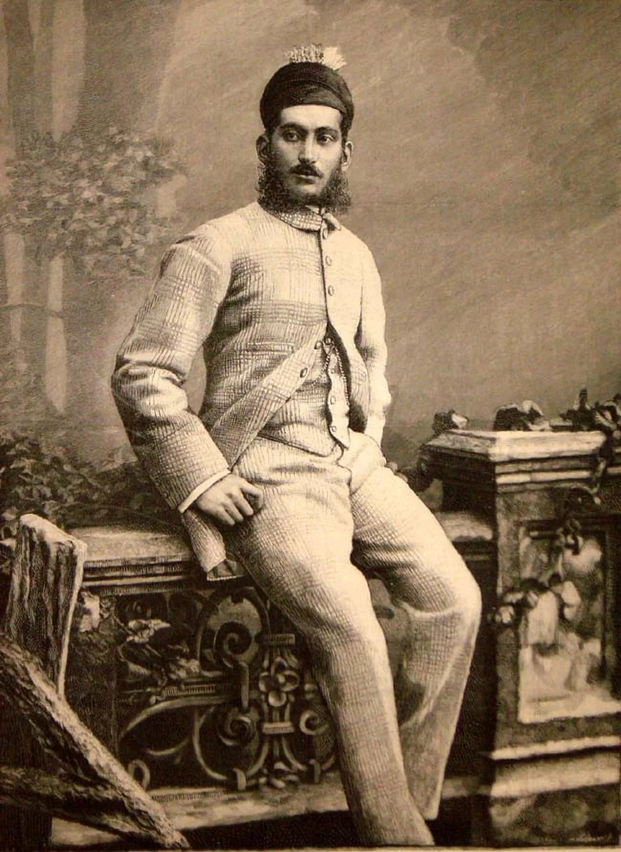 Portrait of Asaf Jah VI. (1866–1911) – memorial page