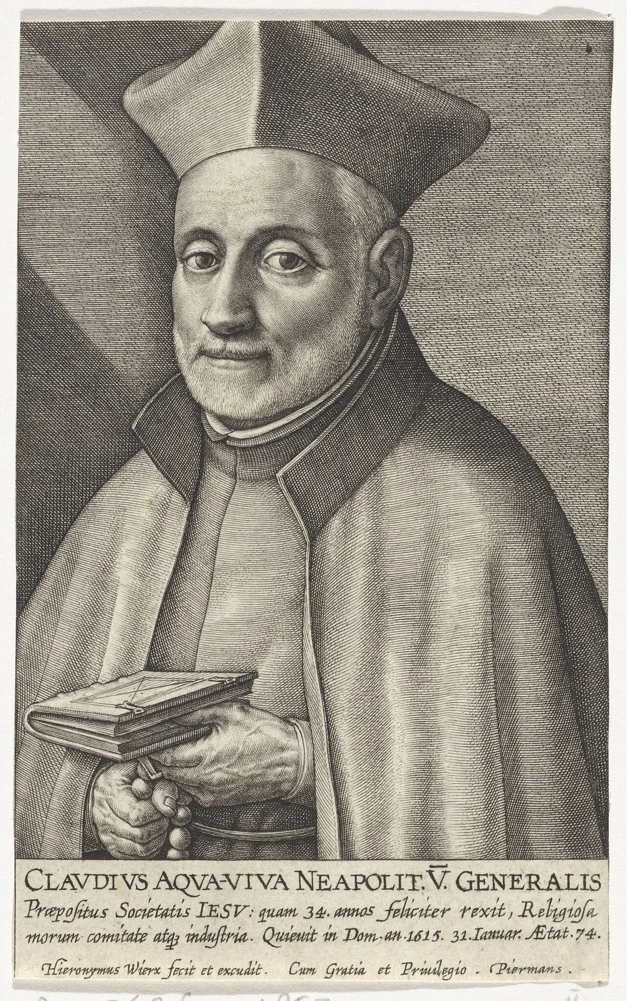 Porträt von Claudio Aquaviva (1543–1615) – Gedenkseite