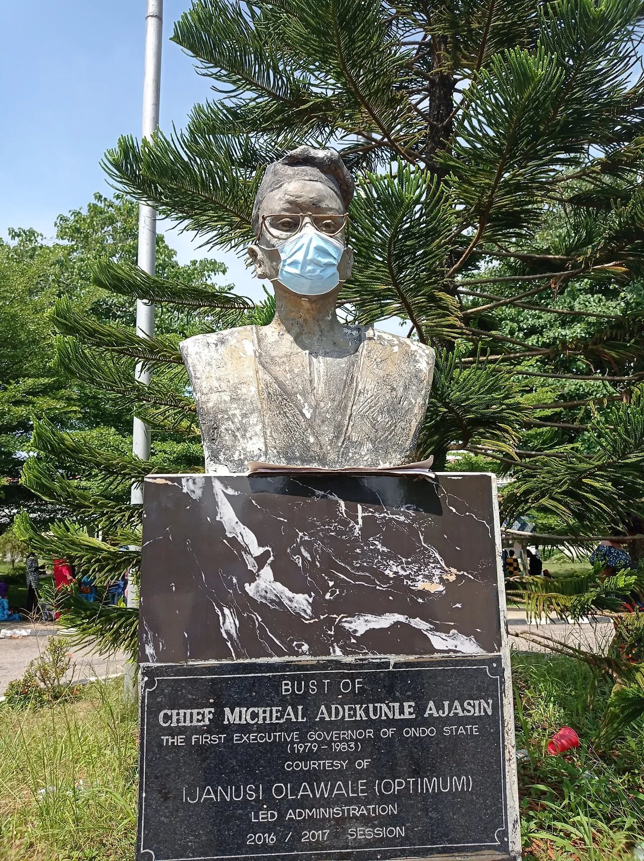Porträt von Michael Adekunle Ajasin (1908–1997) – Gedenkseite