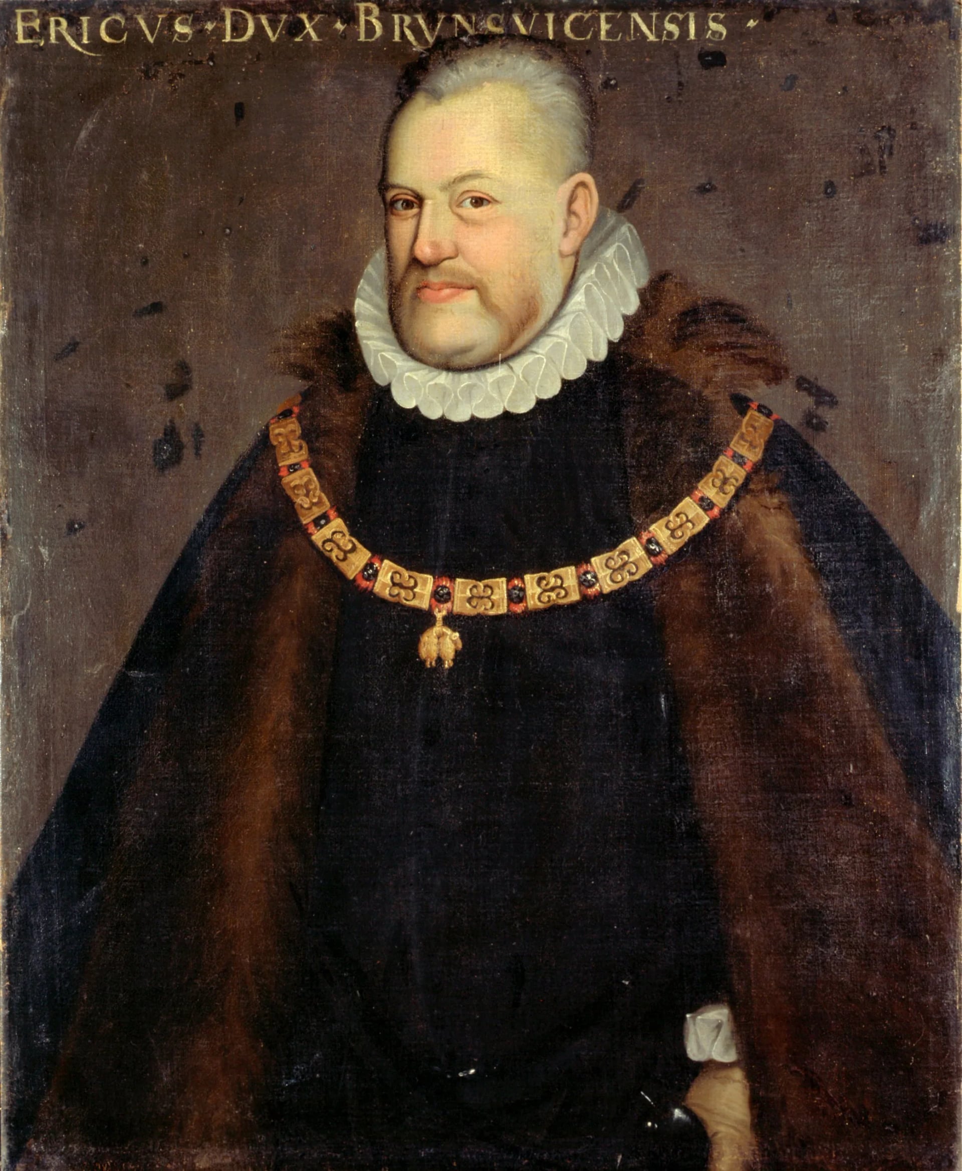 Porträt von Erich II. (1528–1584) – Gedenkseite