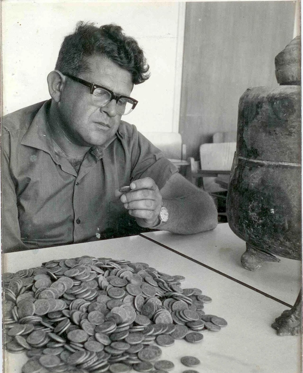 Porträt von Avraham Negev (1923–2004) – Gedenkseite
