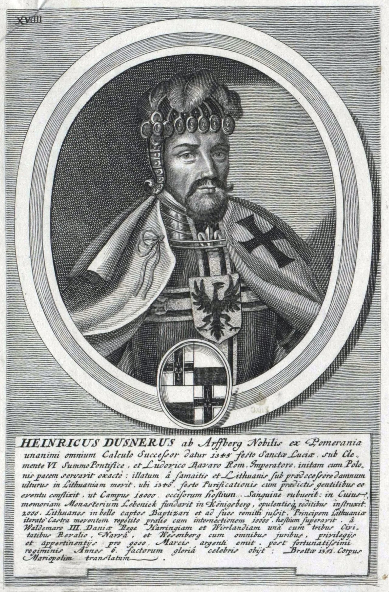 Portrait of Heinrich Dusemer (1280–1353) – memorial page