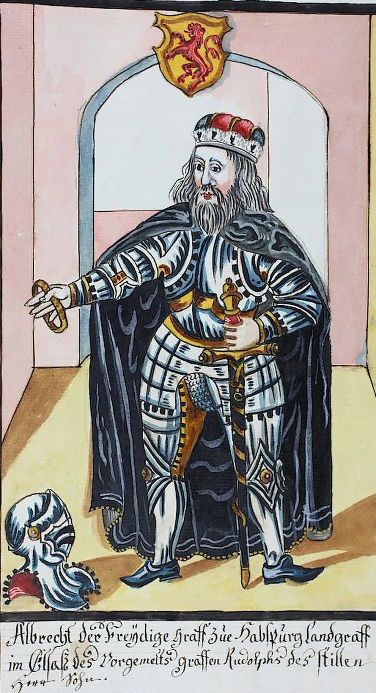 Porträt von Albrecht IV. (1188–1239) – Gedenkseite