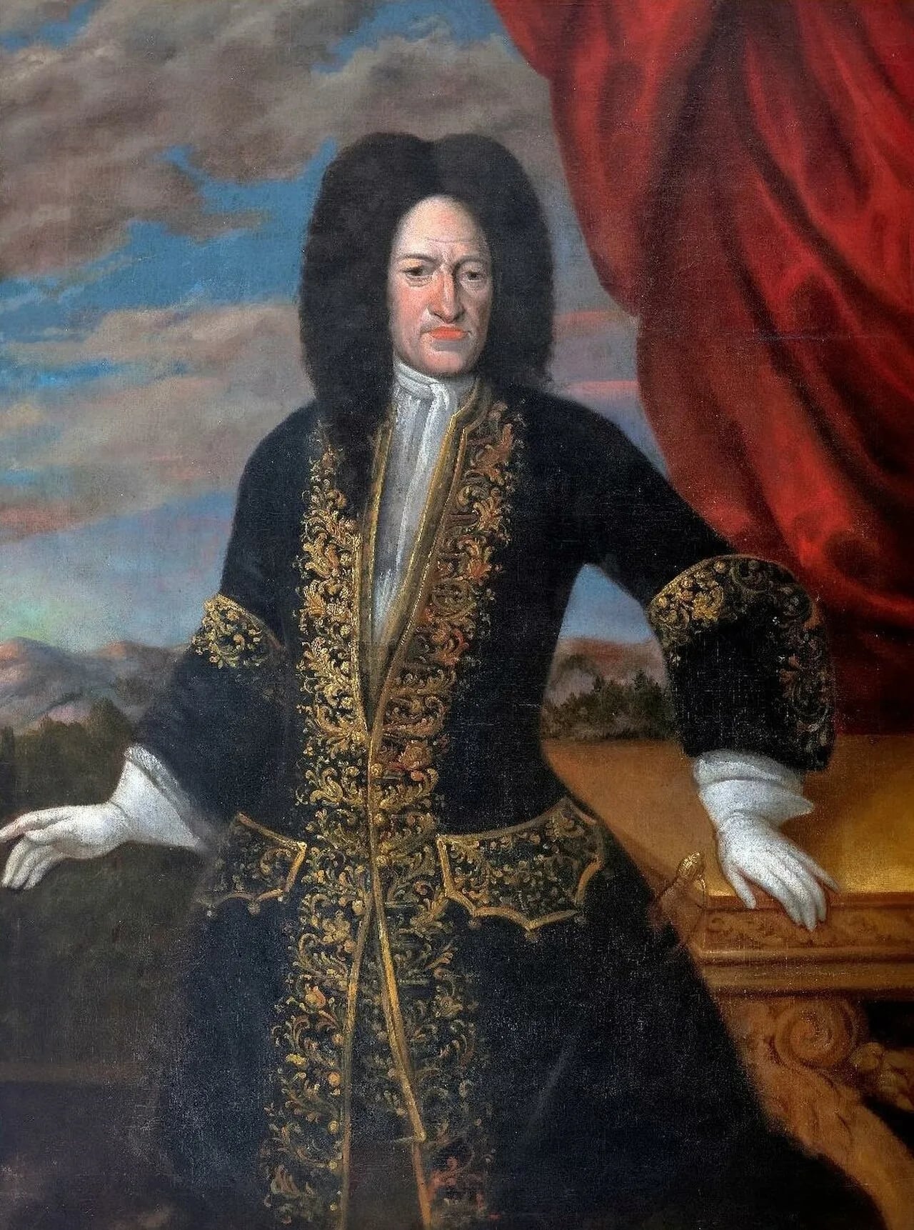 Porträt von Friedrich Christian (1655–1728) – Gedenkseite