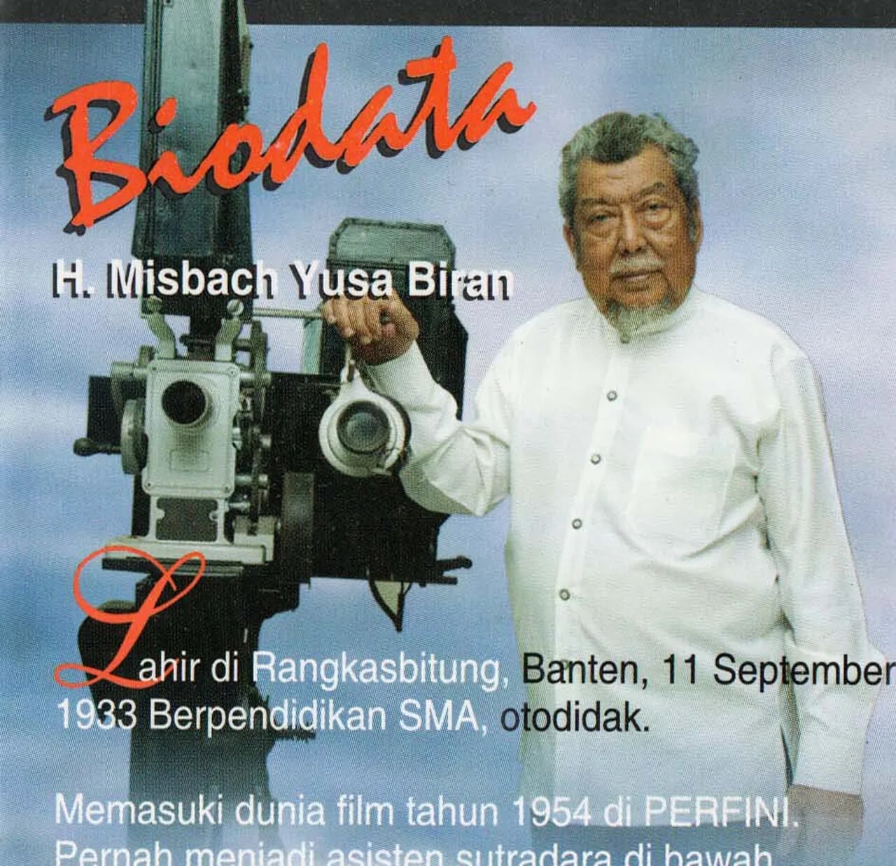 Portrait of Misbach Yusa Biran (1933–2012) – memorial page