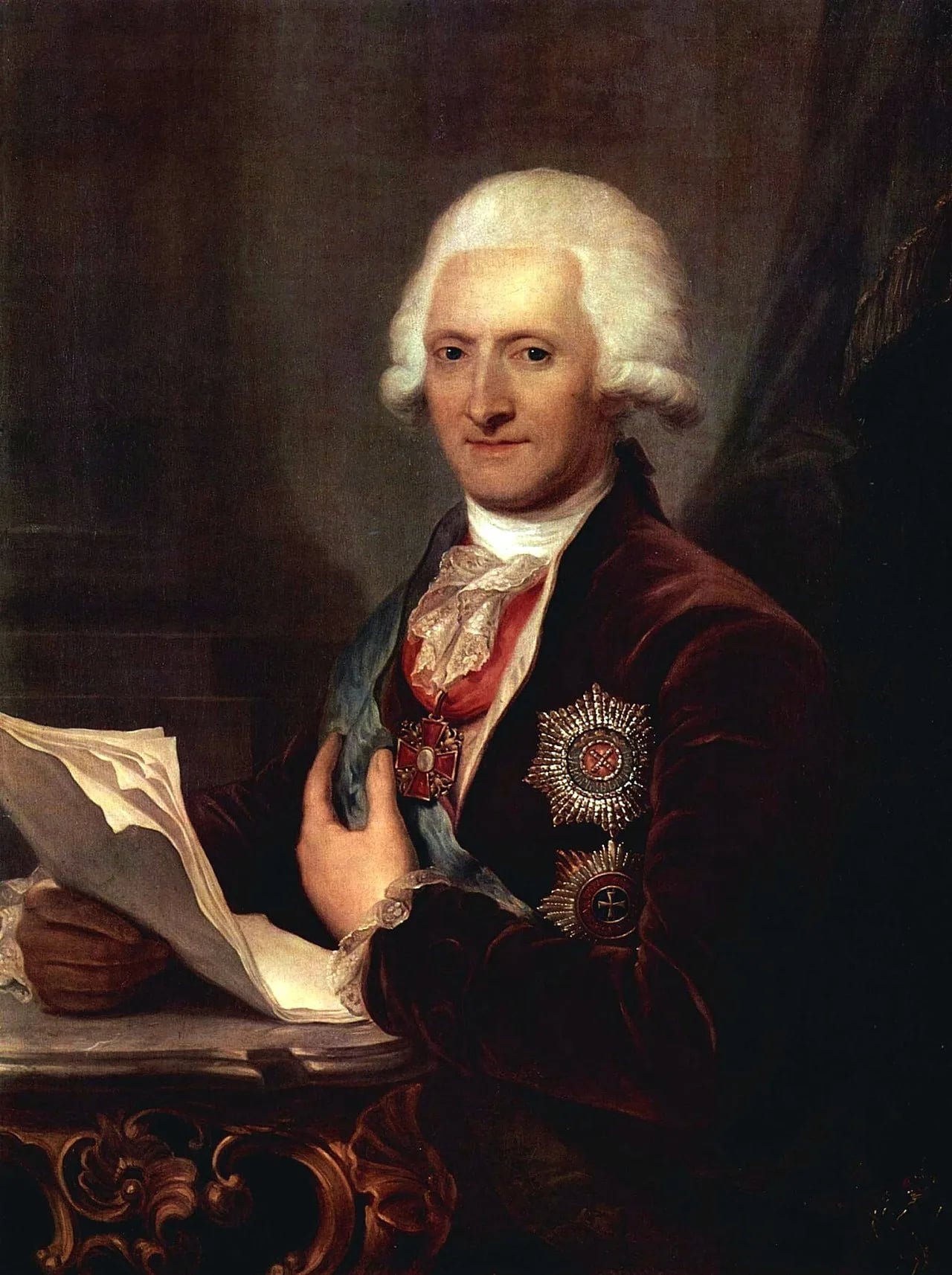Portrait of Jacob Johann Sievers (1731–1808) – memorial page