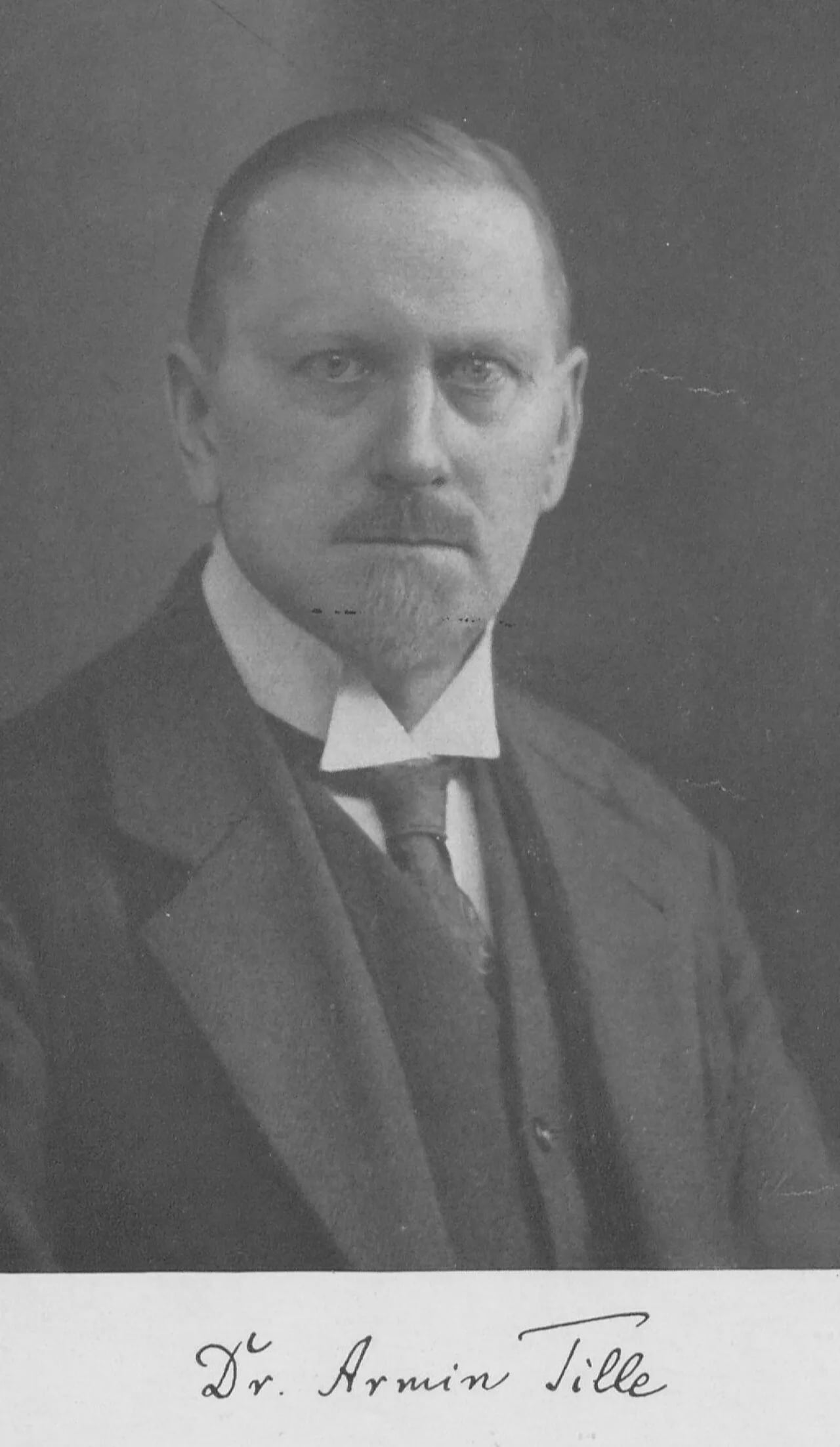 Porträt von Armin Tille (1870–1941) – Gedenkseite
