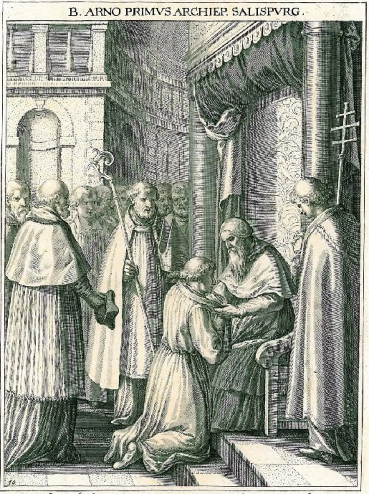 Porträt von Arn von Salzburg (750–821) – Gedenkseite
