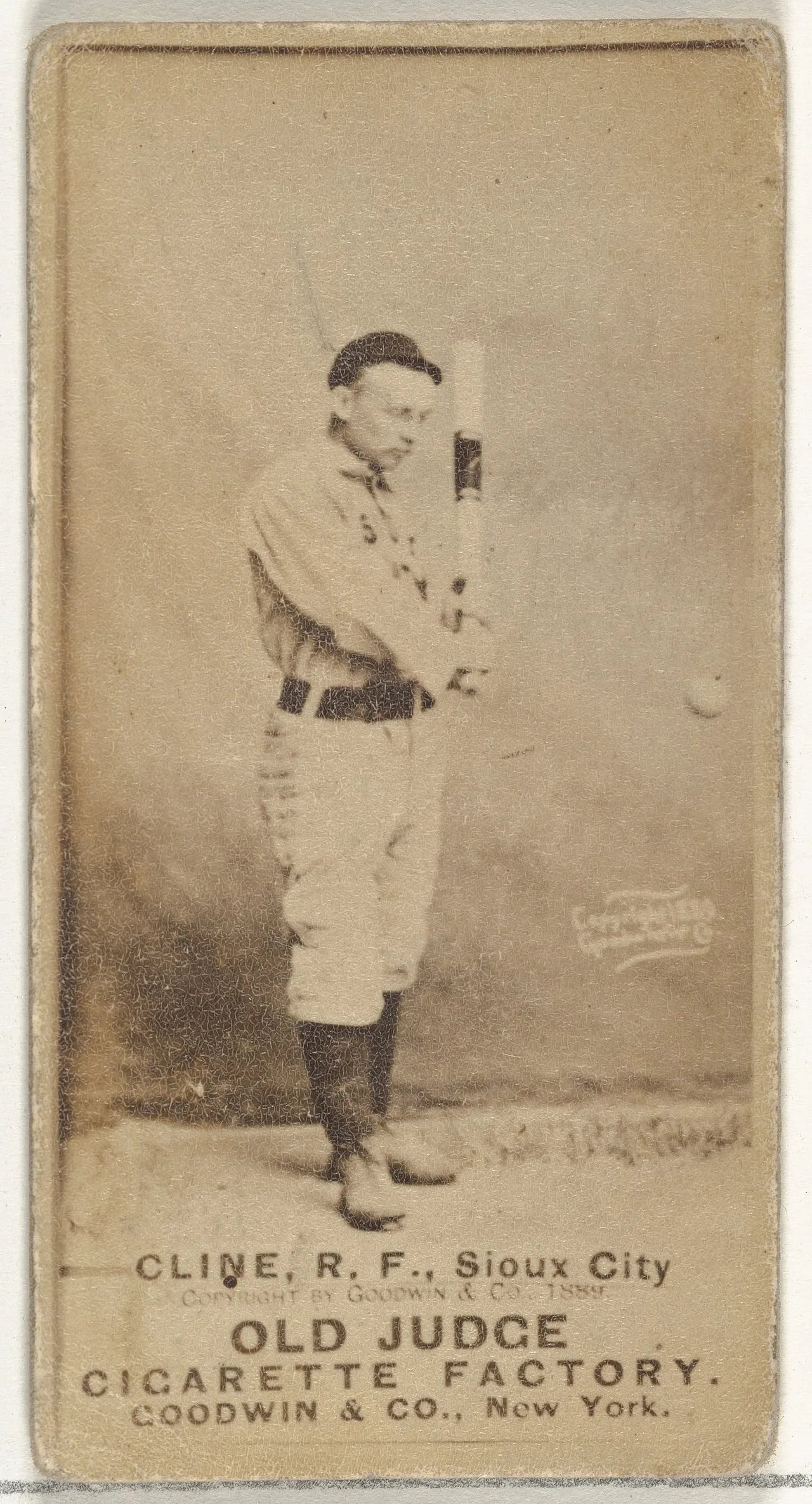 Porträt von Monk Cline (1858–1916) – Gedenkseite