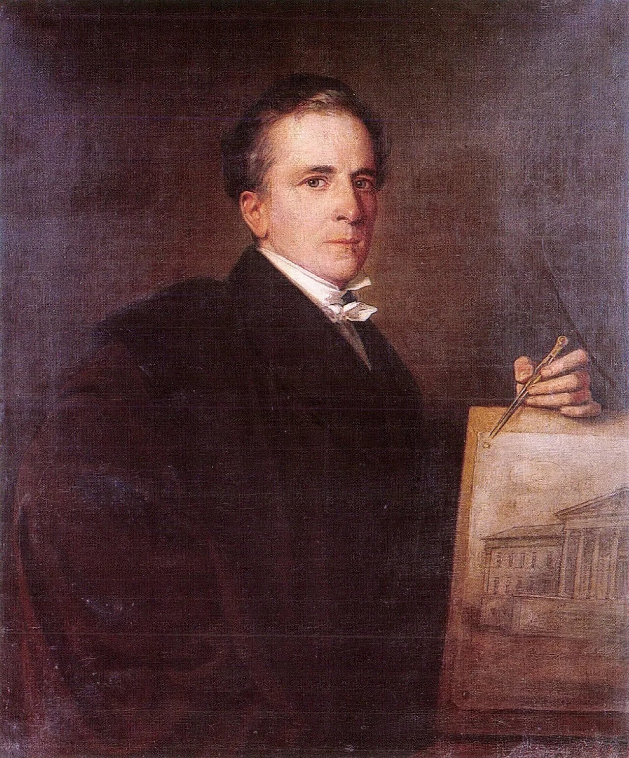 Porträt von Mihály Pollack (1773–1855) – Gedenkseite