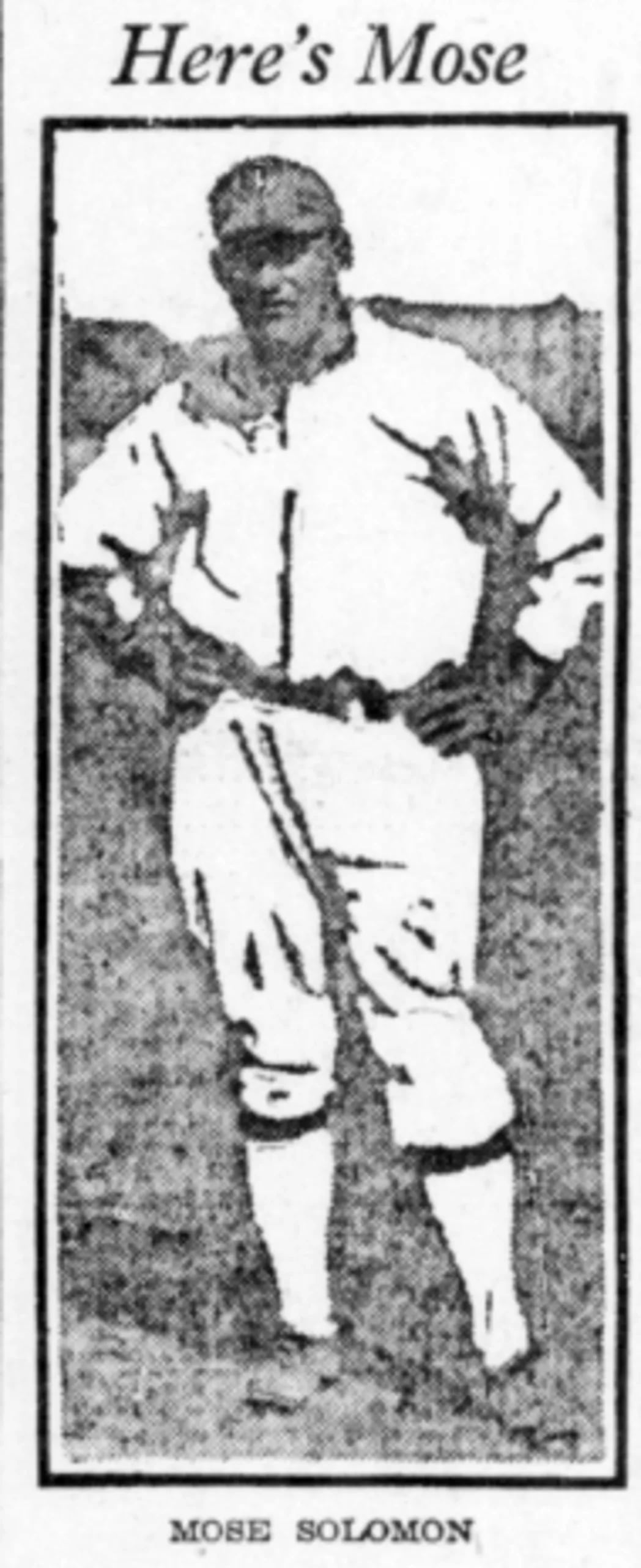 Portrait of Mose Solomon (1900–1966) – memorial page