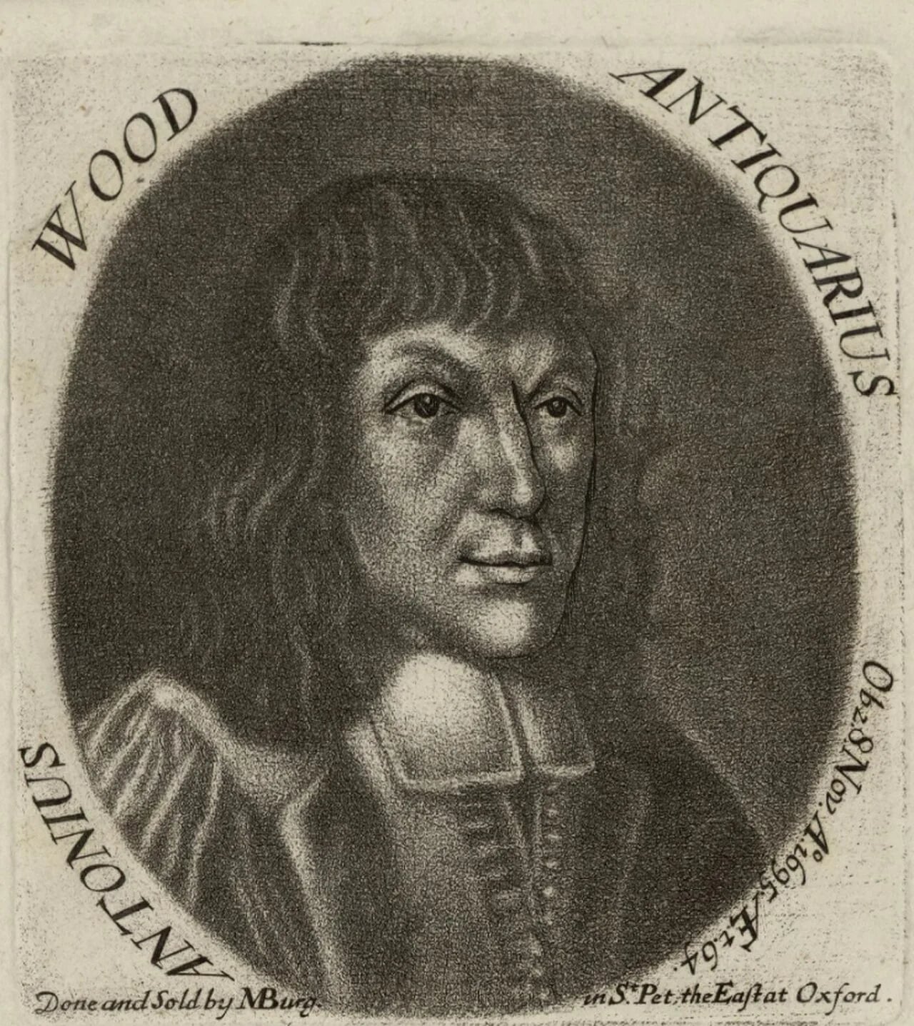 Portrait of Anthony Wood (1632–1695) – memorial page