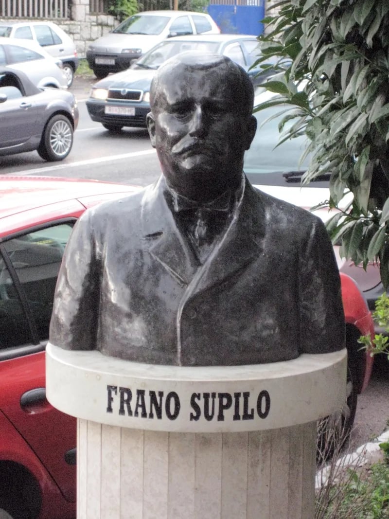 Porträt von Frano Supilo (1870–1917) – Gedenkseite