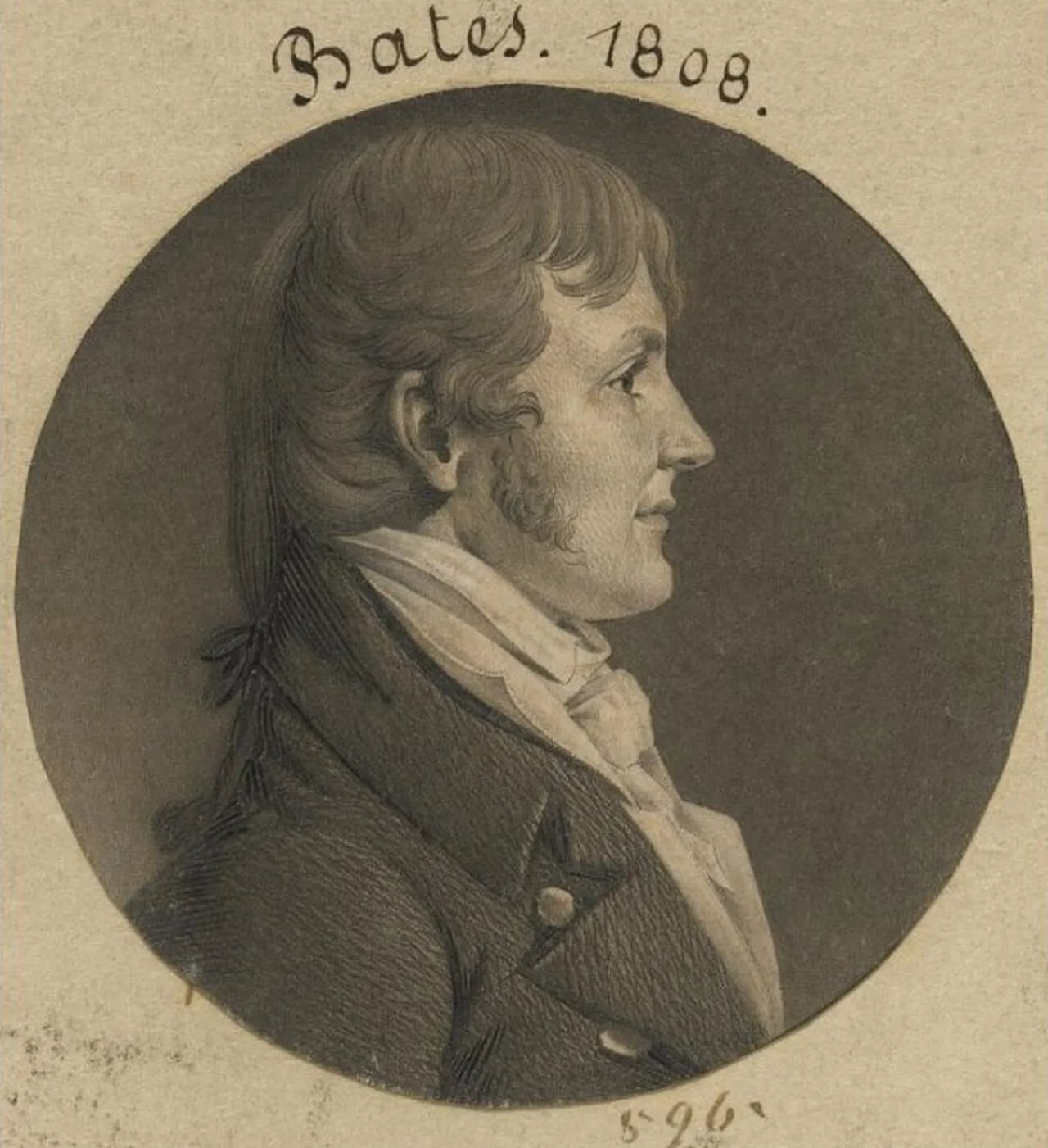 Porträt von James Woodson Bates (1788–1846) – Gedenkseite