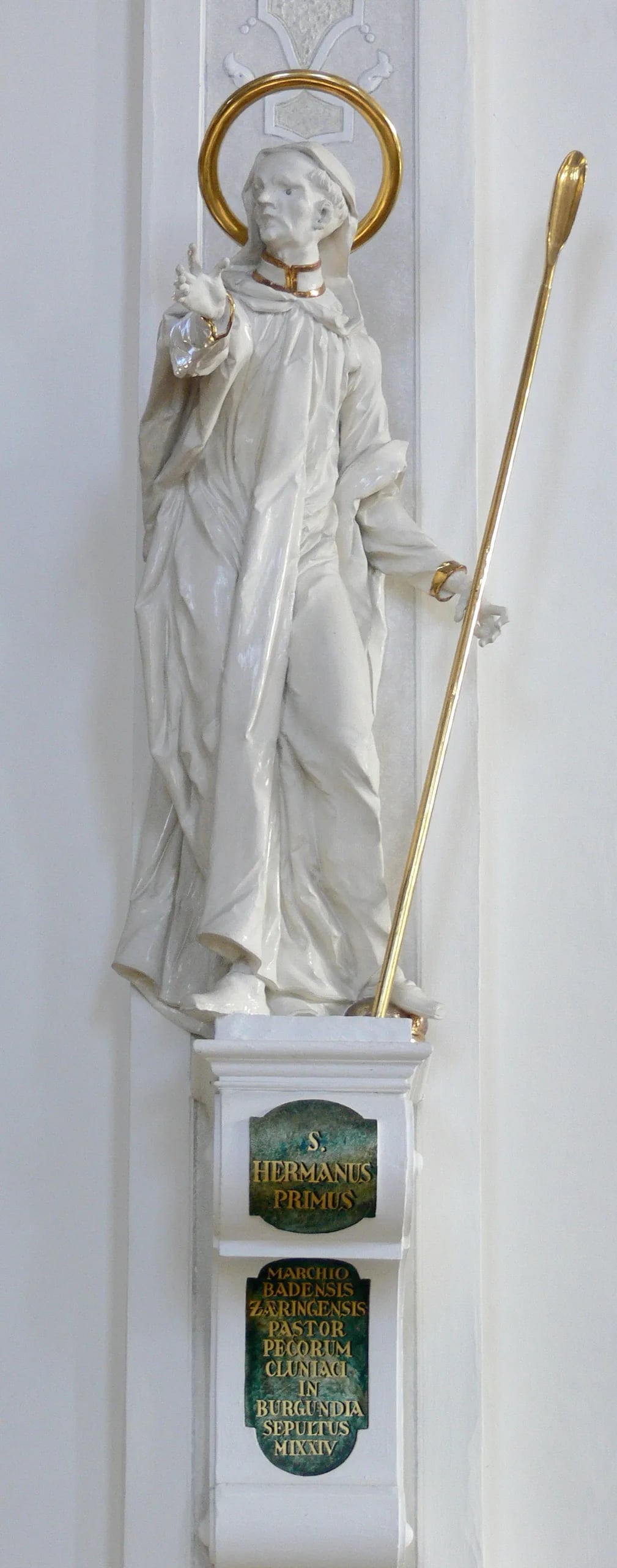 Porträt von Hermann I. (1040–1074) – Gedenkseite
