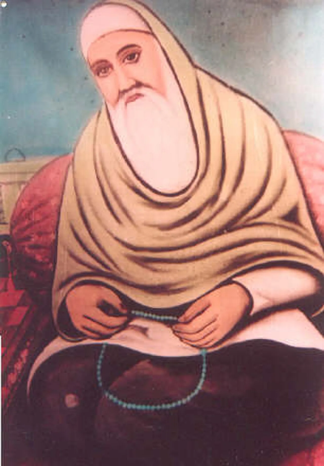 Porträt von Muhammad Suleman Taunsvi (1770–1850) – Gedenkseite