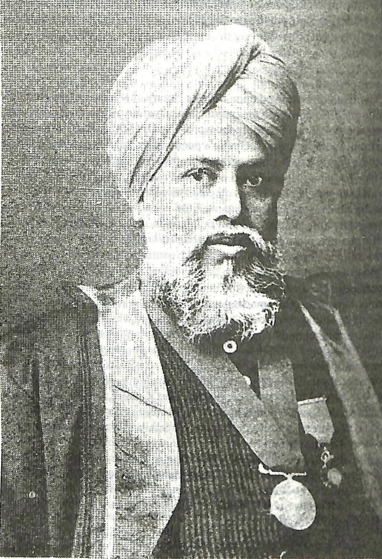 Portrait of Munshi Newal Kishore (1836–1895) – memorial page