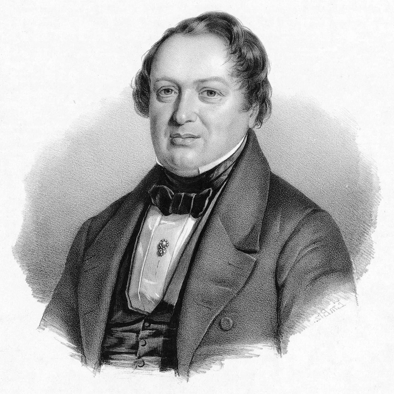 Portrait of Franz Gläser (1798–1861) – memorial page