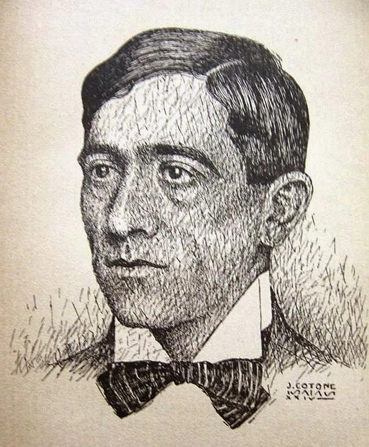 Portrait of Benjamín Taborga Vegas (1889–1918) – memorial page