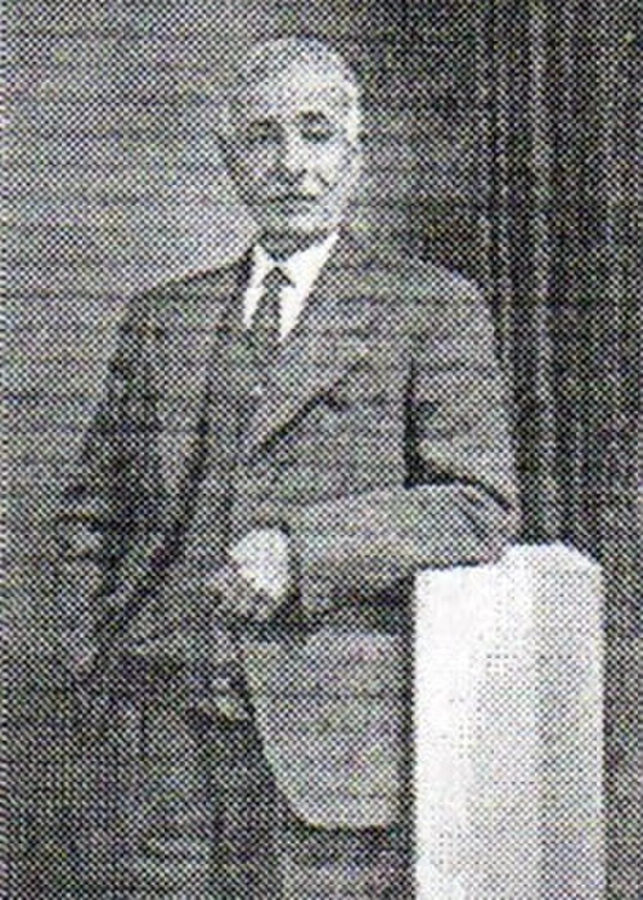 Porträt von Mustafa Mahmud al-Umari (1894–1960) – Gedenkseite